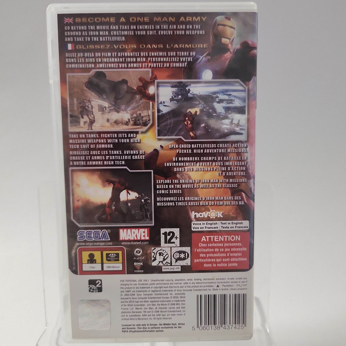 Iron Man Playstation Portable - Feniks Gameshop