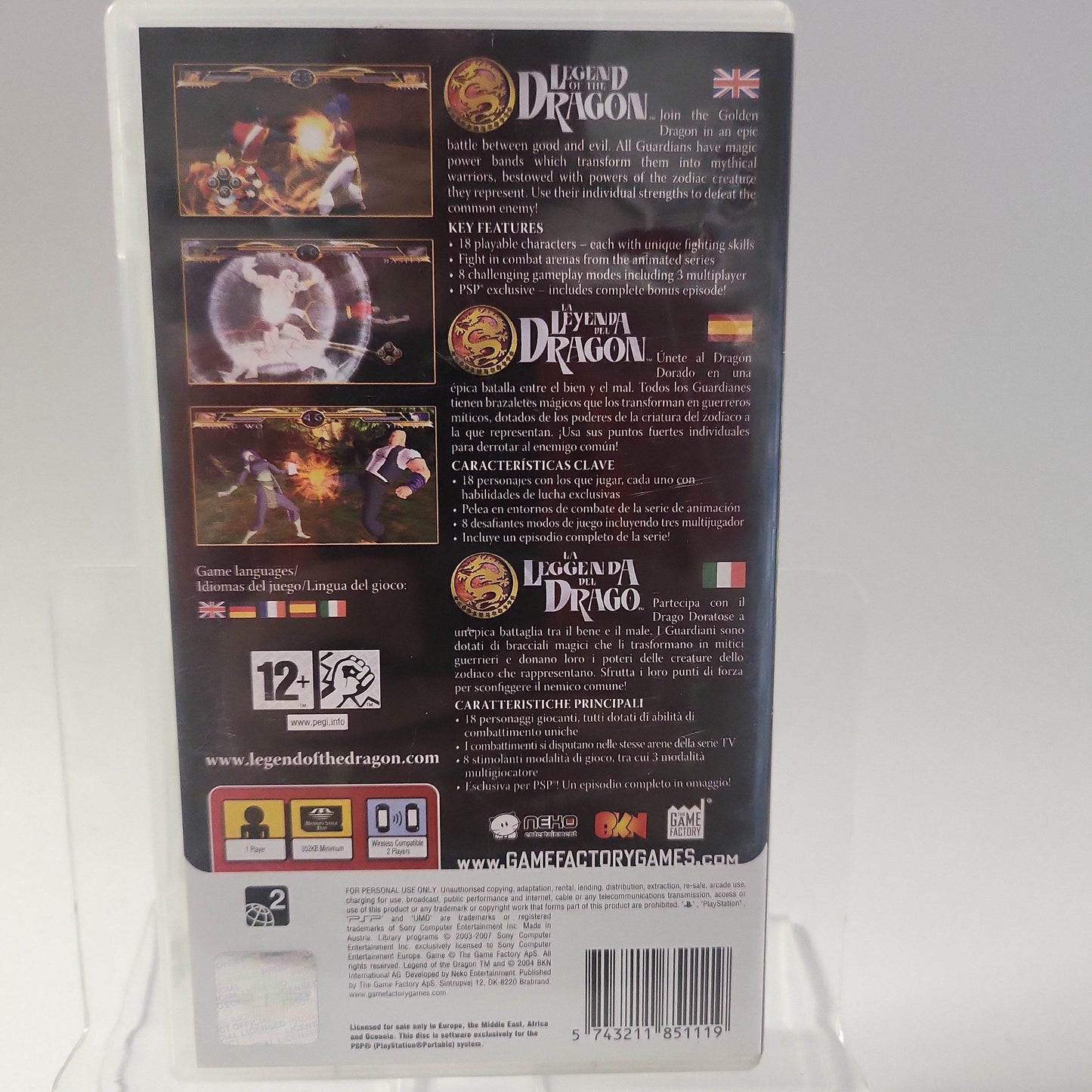 Legend of the Dragon Playstation Portable - Feniks Gameshop