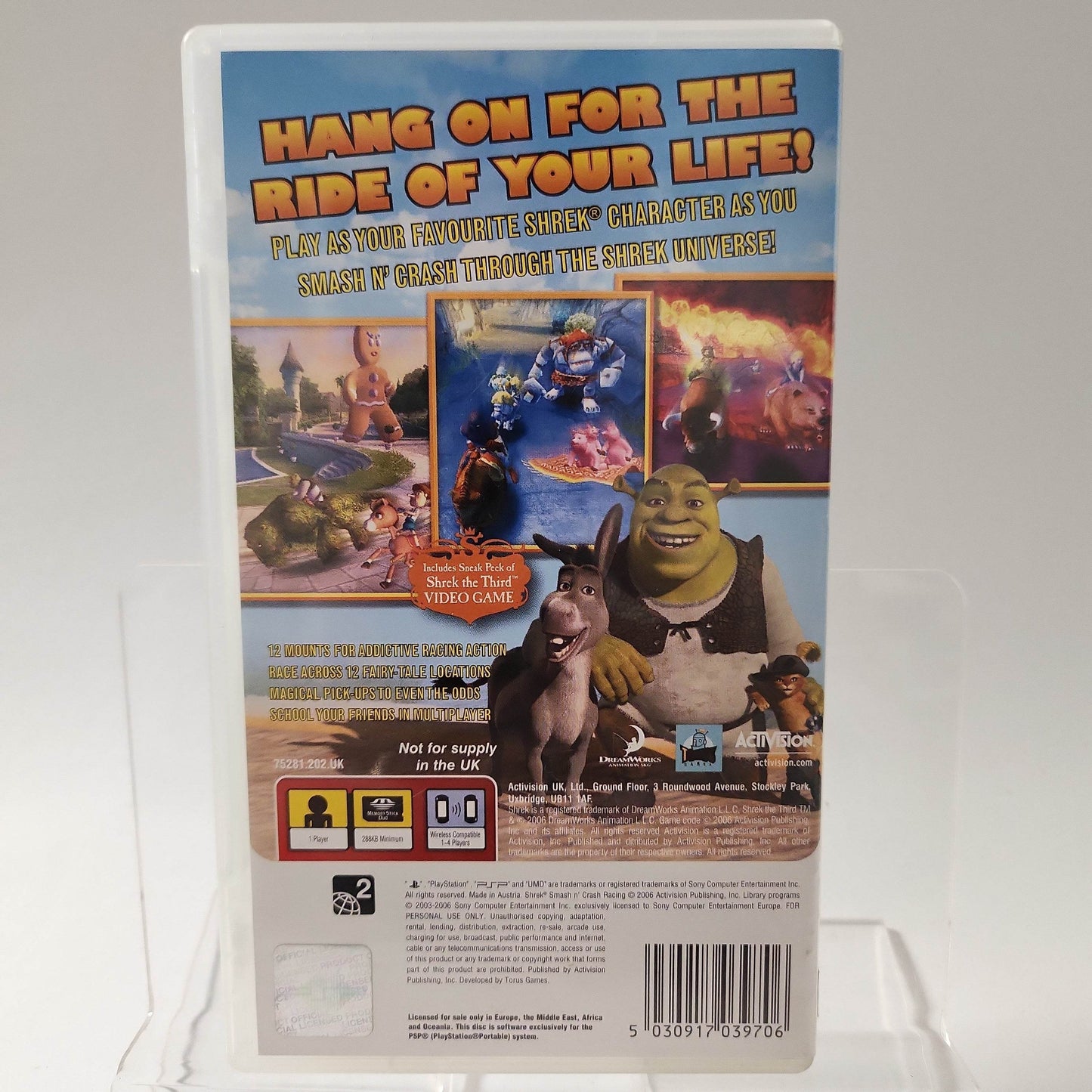 Shrek Smash n' Crash Racing Playstation Portable - Feniks Gameshop