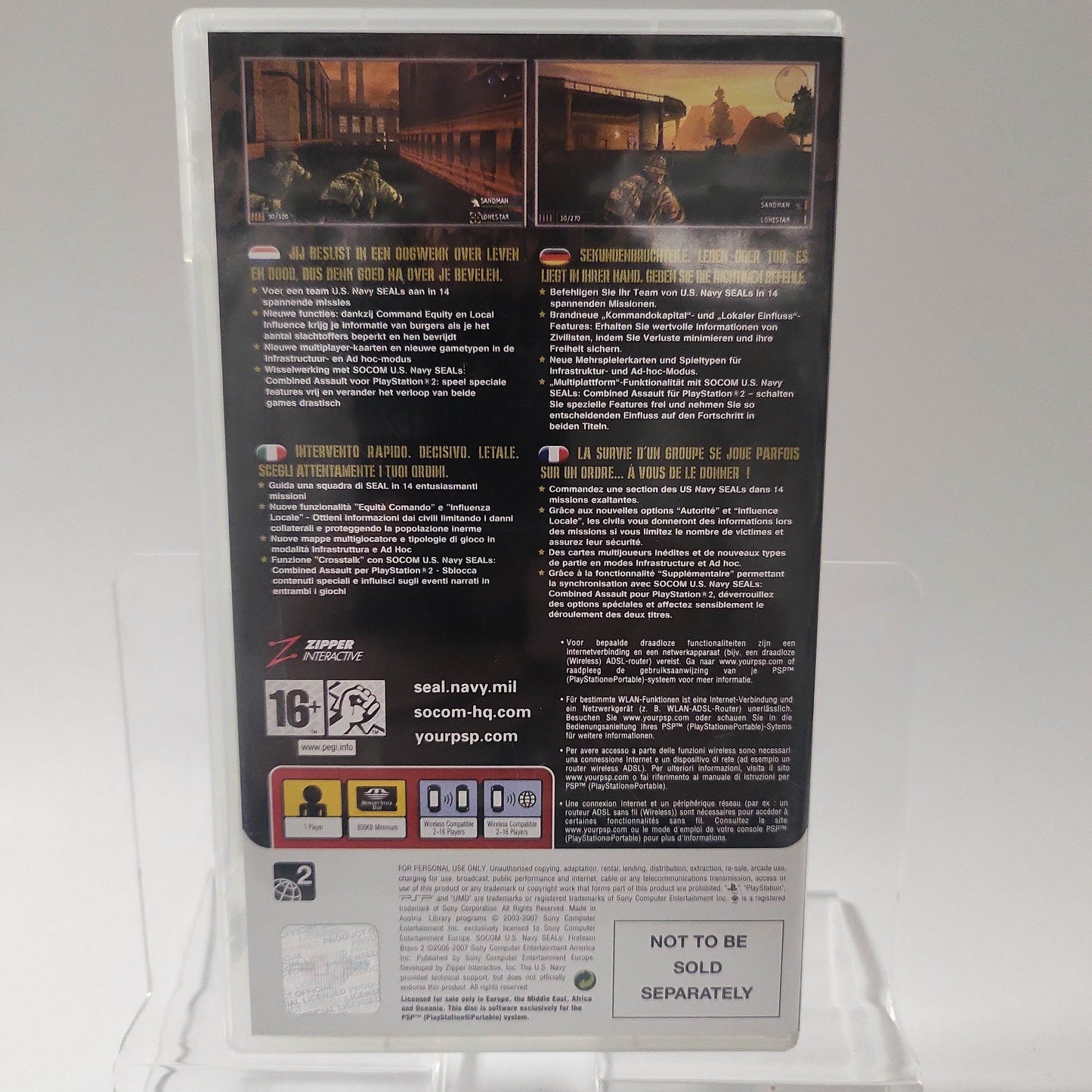 Socom US Neavy Seals Fireteam Bravo 2 PSP - Feniks Gameshop