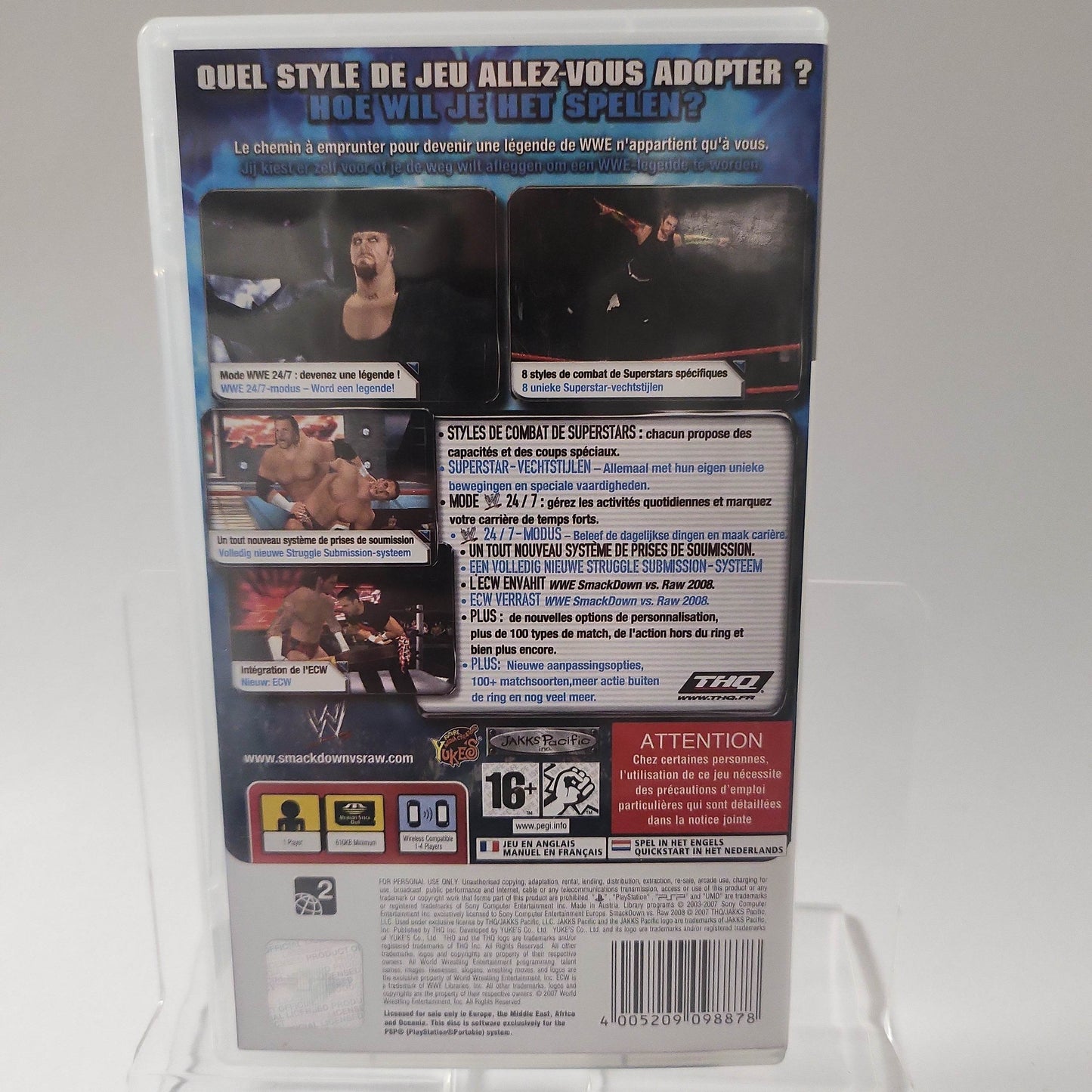 Smackdown vs Raw 2008 Playstation Portable - Feniks Gameshop