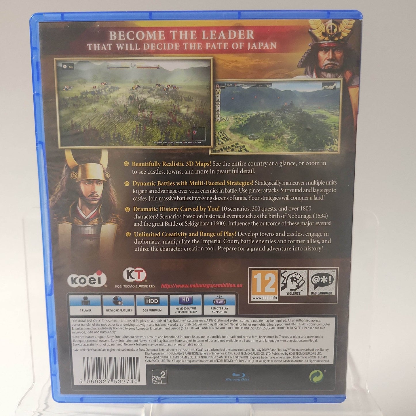 Nobunaga's Ambition Sphere of Influence Playstation 4 - Feniks Gameshop