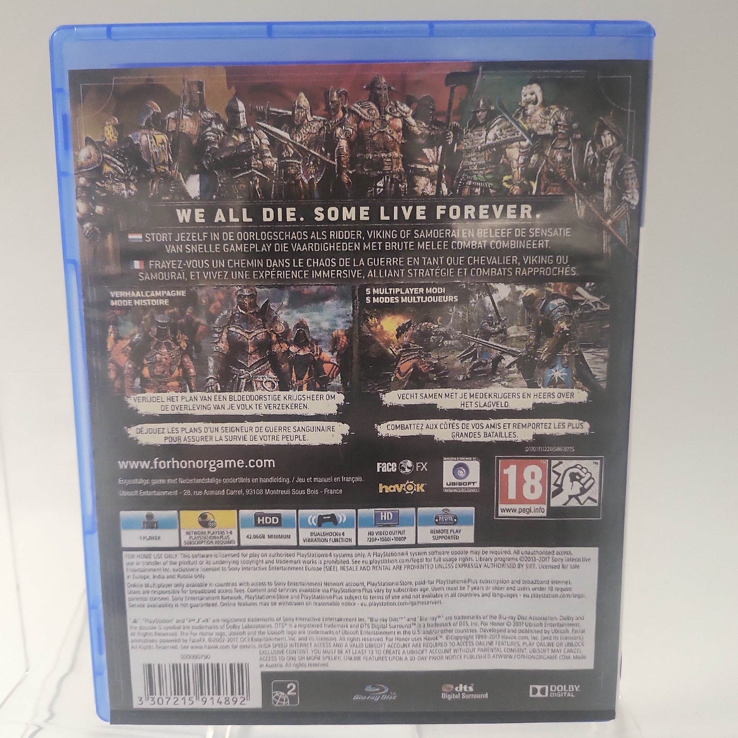 For Honor (Copy Cover) Playstation 4 - Feniks Gameshop