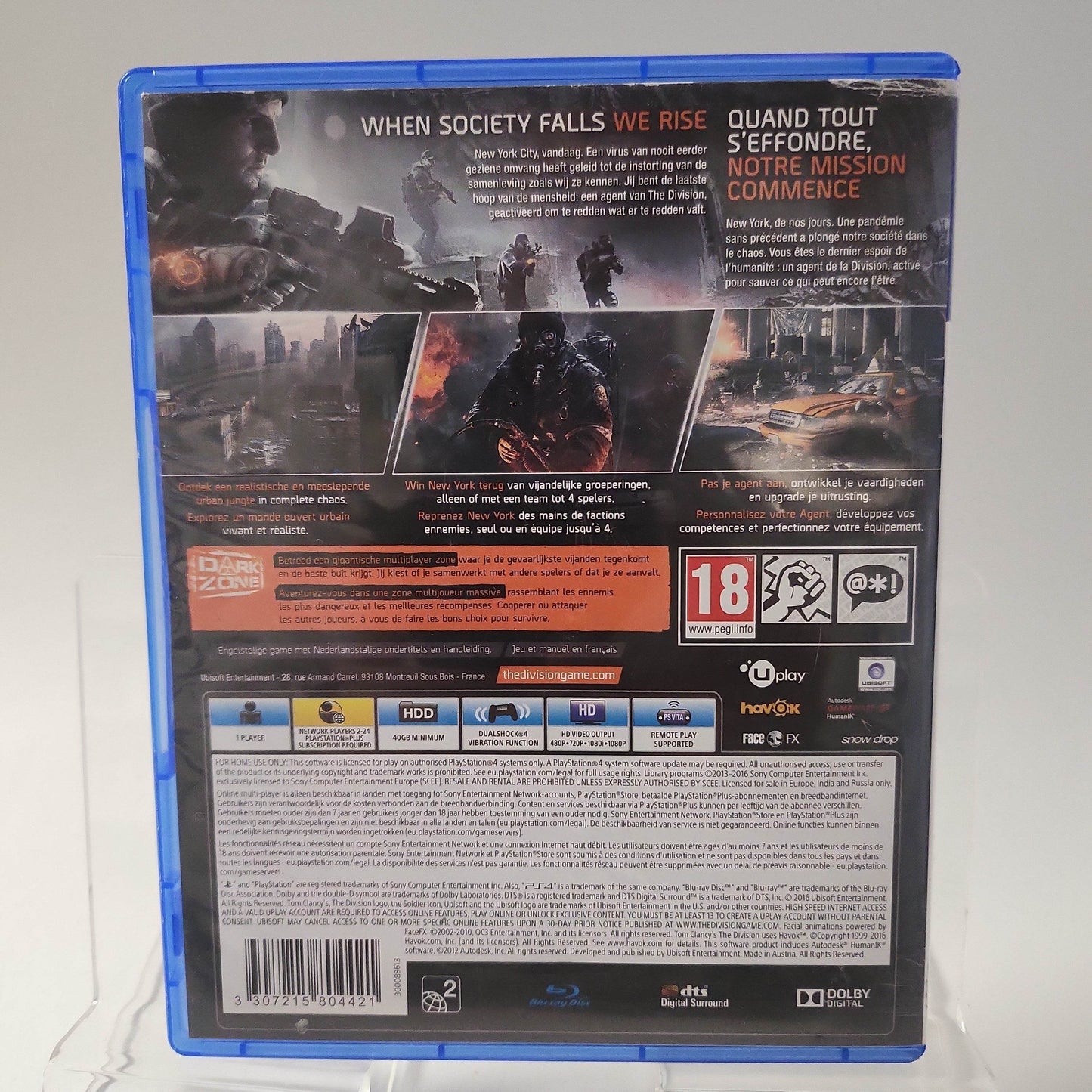 Tom Clancy's the Division Playstation 4 - Feniks Gameshop
