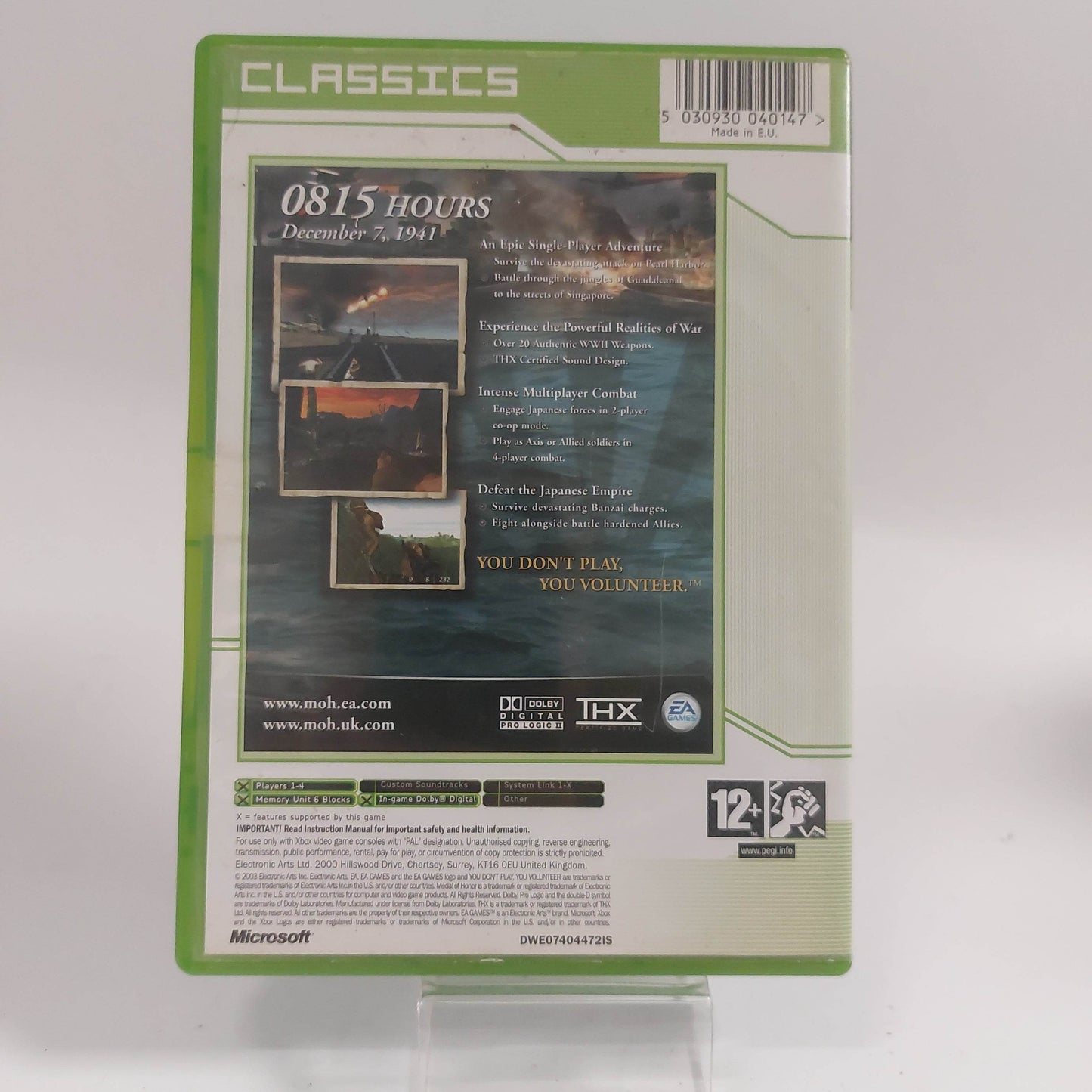 Medal of Honor Rising Sun Classics Xbox Original - Feniks Gameshop