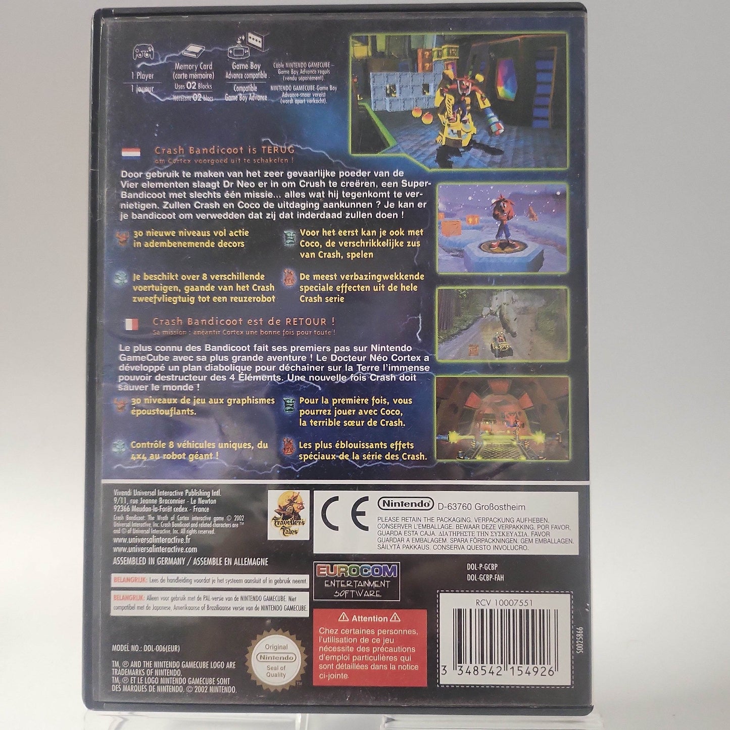 Crash Bandicoot de Wraak van Cortex Nintendo Gamecube - Feniks Gameshop