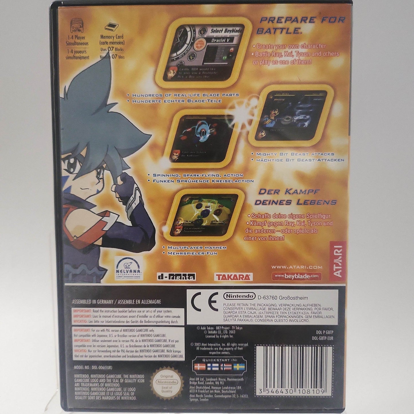 Beyblade Vforce Super Tournament Battle Nintendo Gamecube - Feniks Gameshop