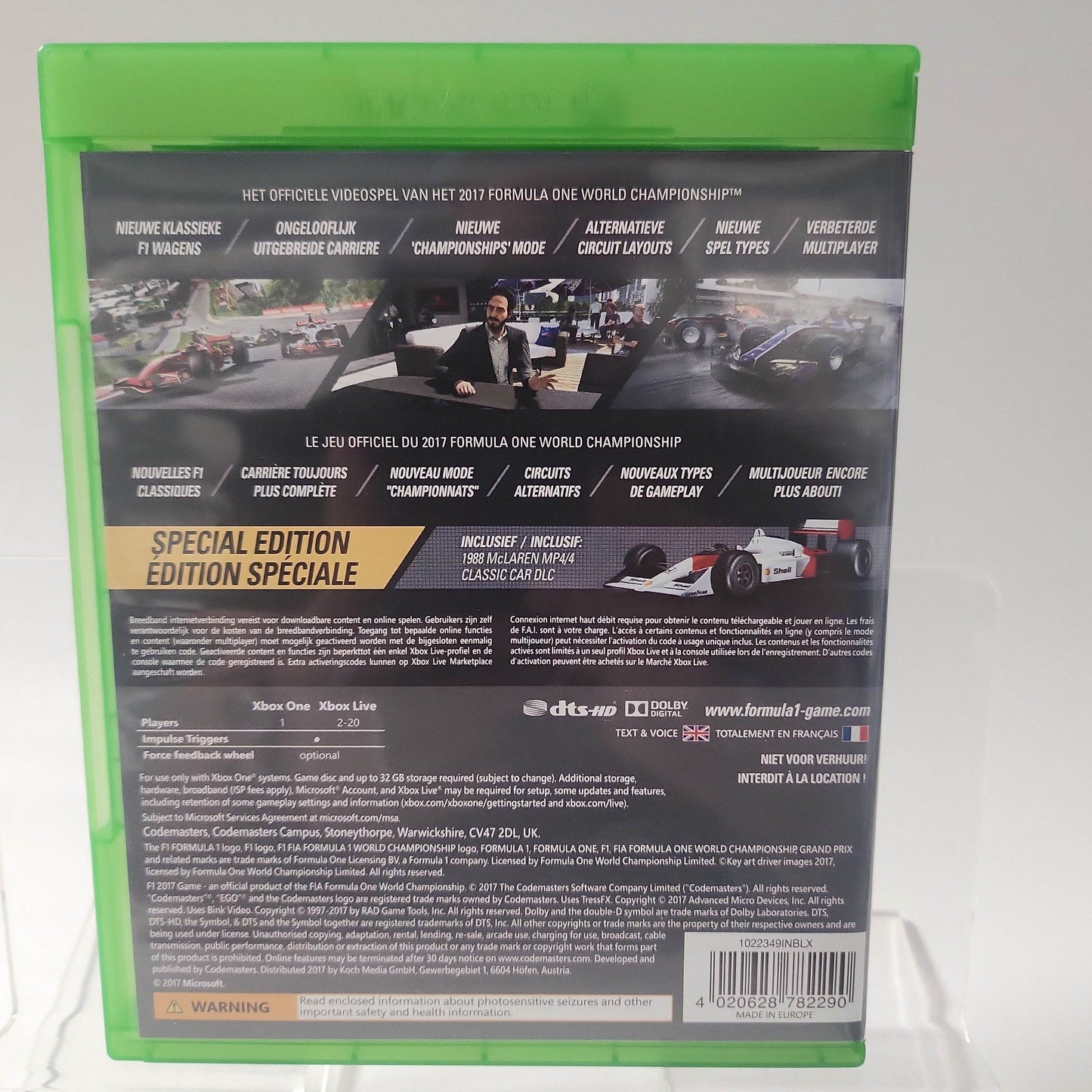 F1 2017 + Slipcover Xbox One - Feniks Gameshop