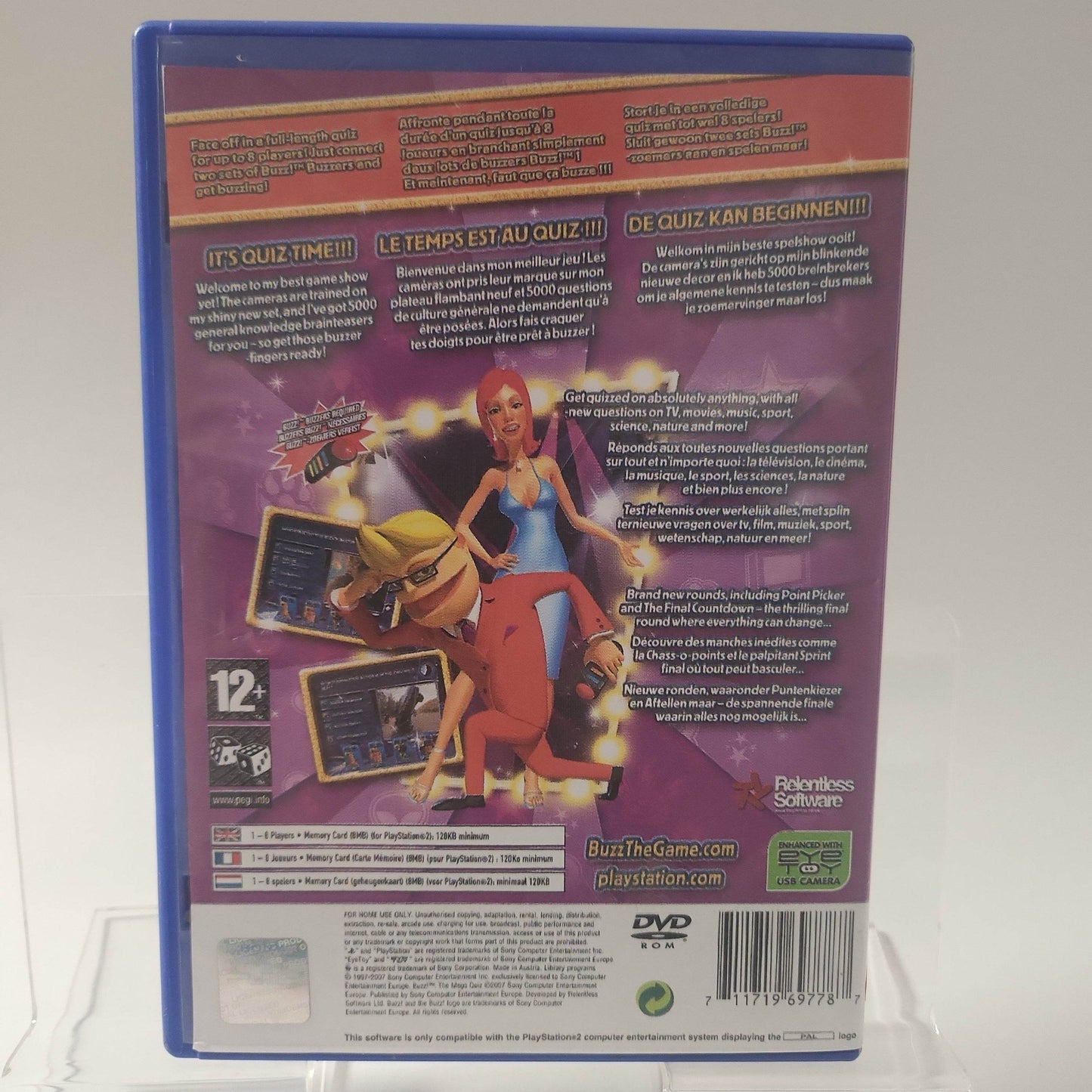 Buzz the Mega Quiz (Copy Cover) Playstation 2 - Feniks Gameshop