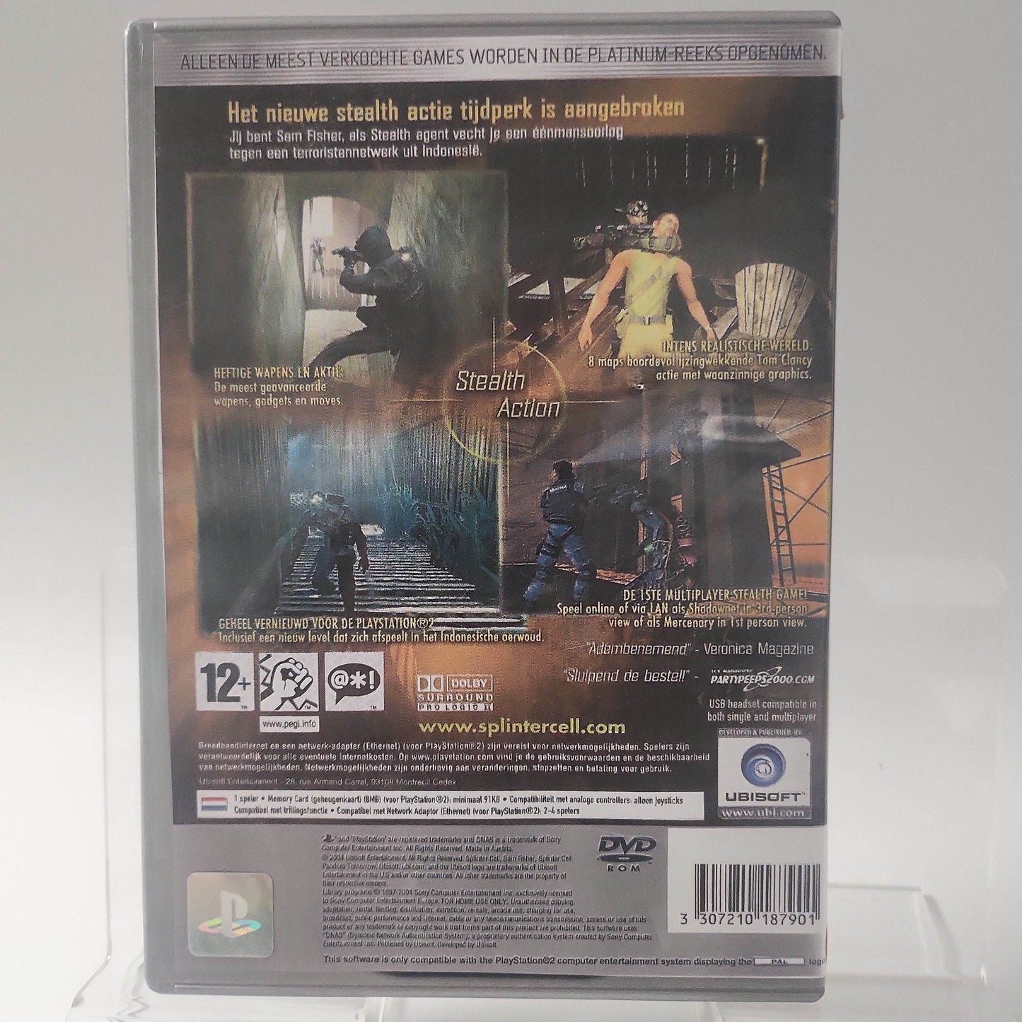 Tom Clancy's Splinter Cell Pandora Tomorrow Platinum (Copy Cover) Playstation 2 - Feniks Gameshop