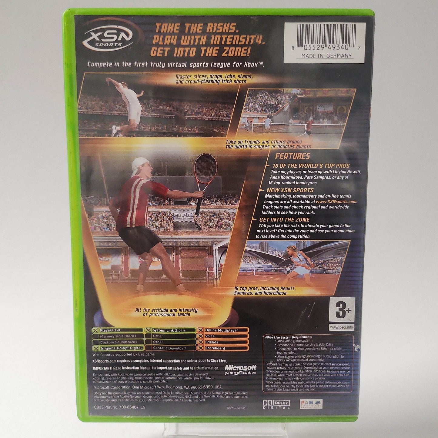 Top Spin Xbox Original - Feniks Gameshop