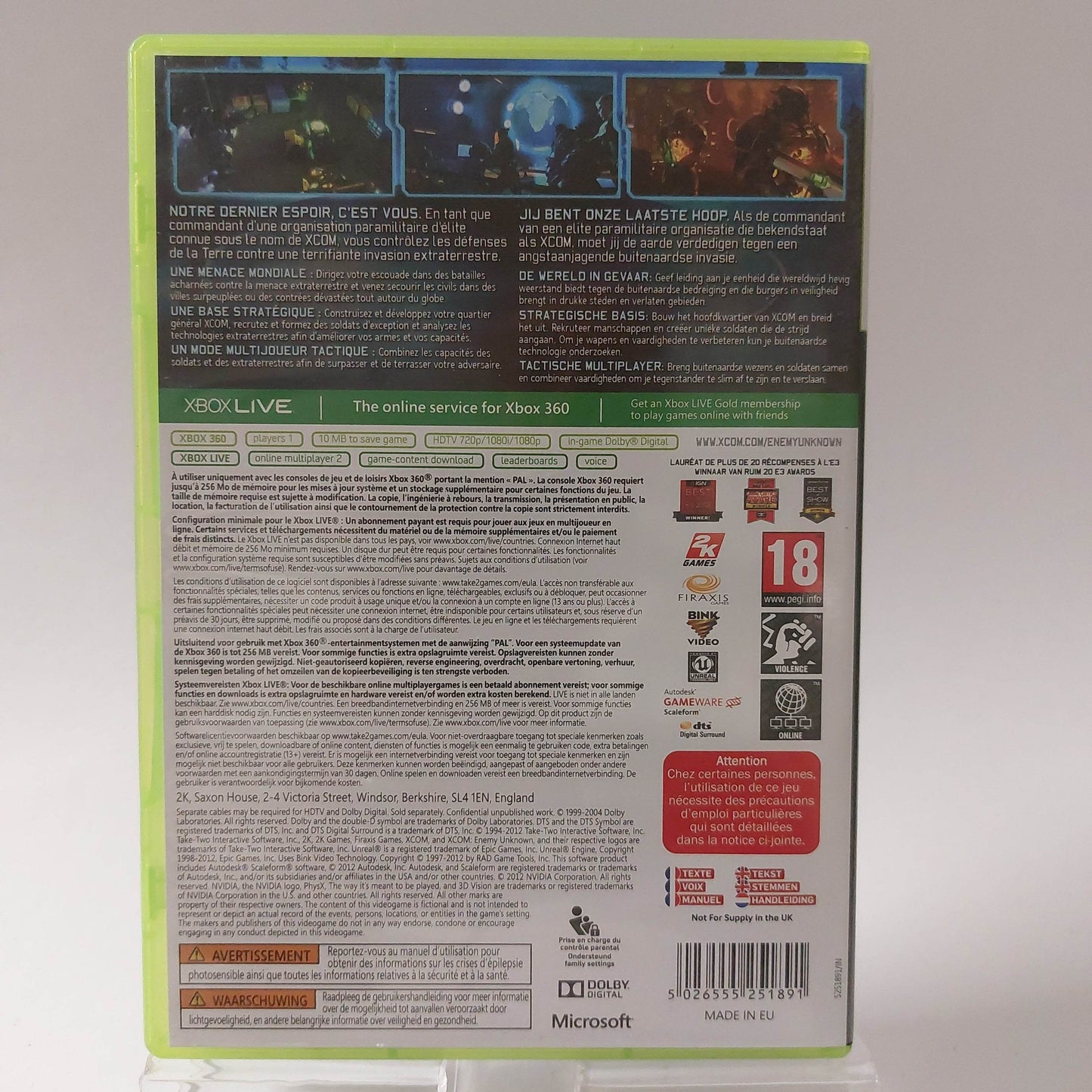 Xcom Enemy Unkown Xbox 360 - Feniks Gameshop