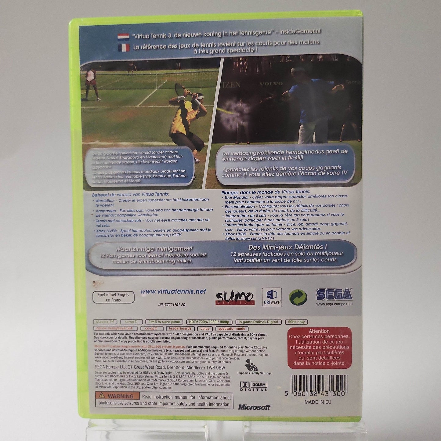 Virtua Tennis 3 Xbox 360 - Feniks Gameshop