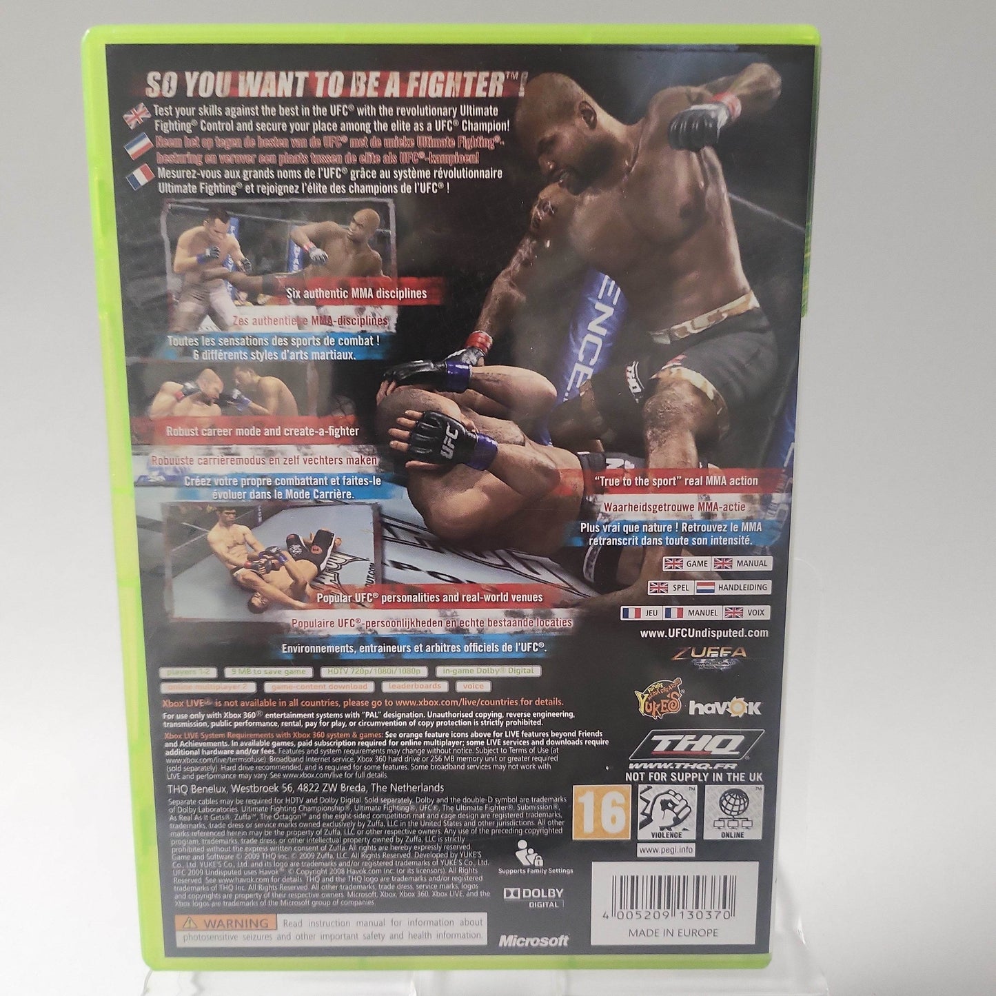 UFC 2009 Undisputed Classics Xbox 360 - Feniks Gameshop