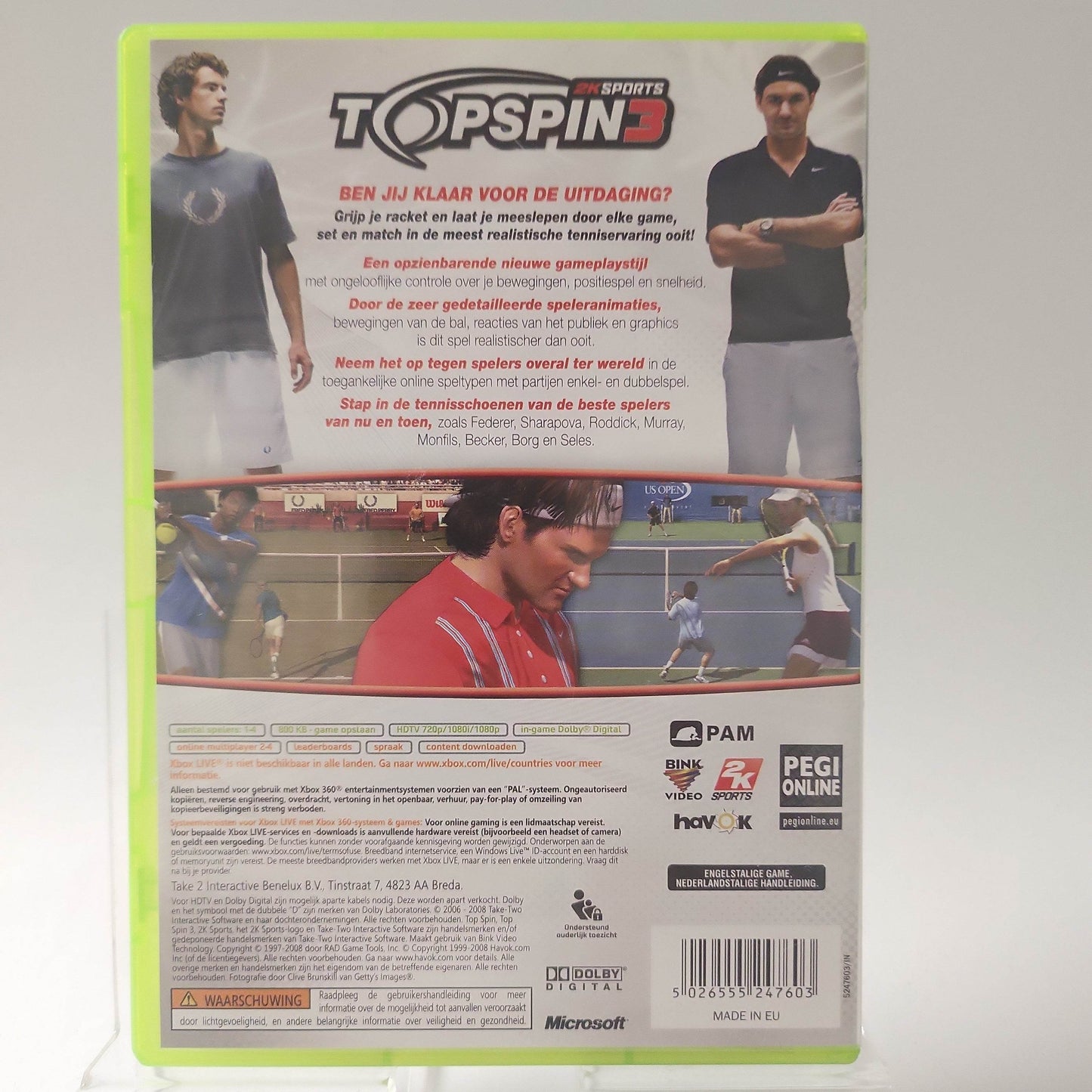 Top Spin 3 Xbox 360 - Feniks Gameshop