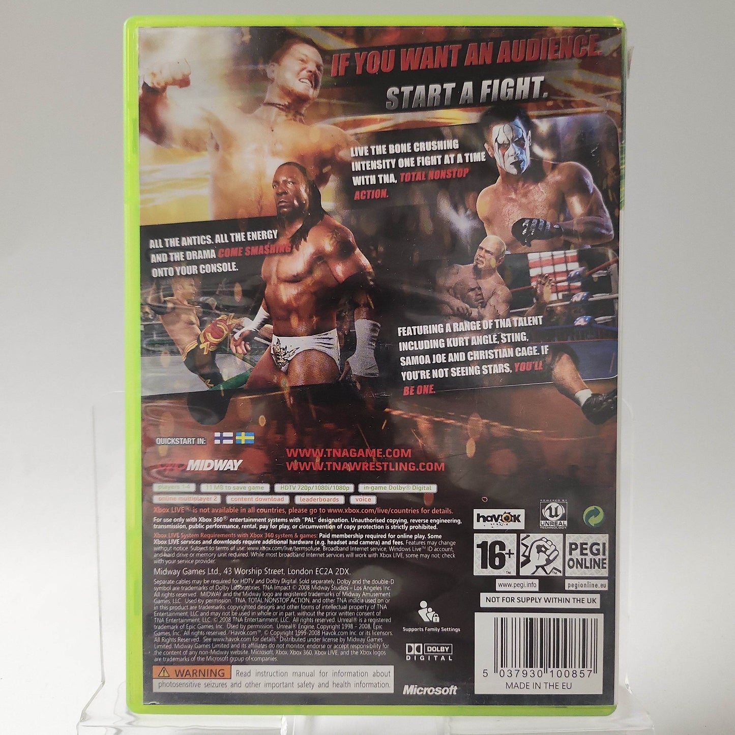 TNA Impact: Total Nonstop Action Wrestling Xbox 360 - Feniks Gameshop