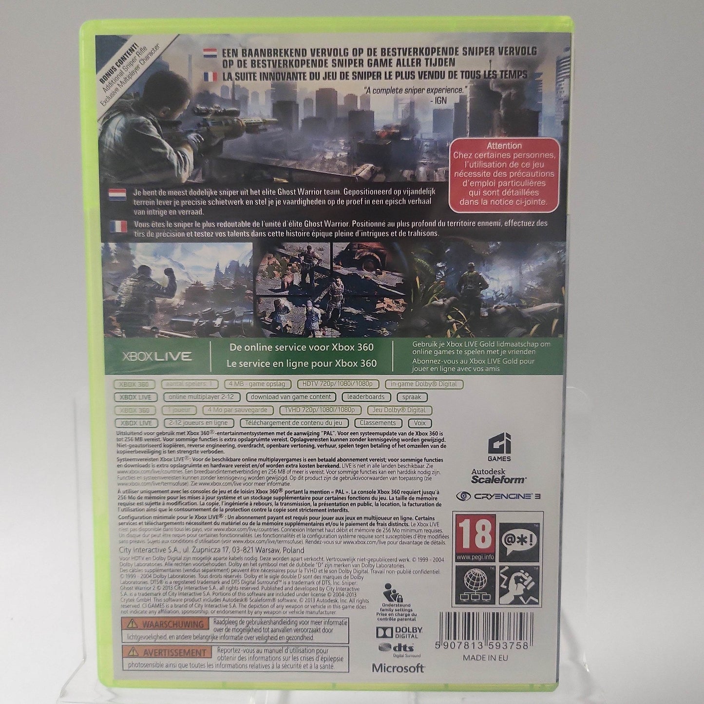 Sniper Ghost Warrior 2 Limited Edition Xbox 360 - Feniks Gameshop