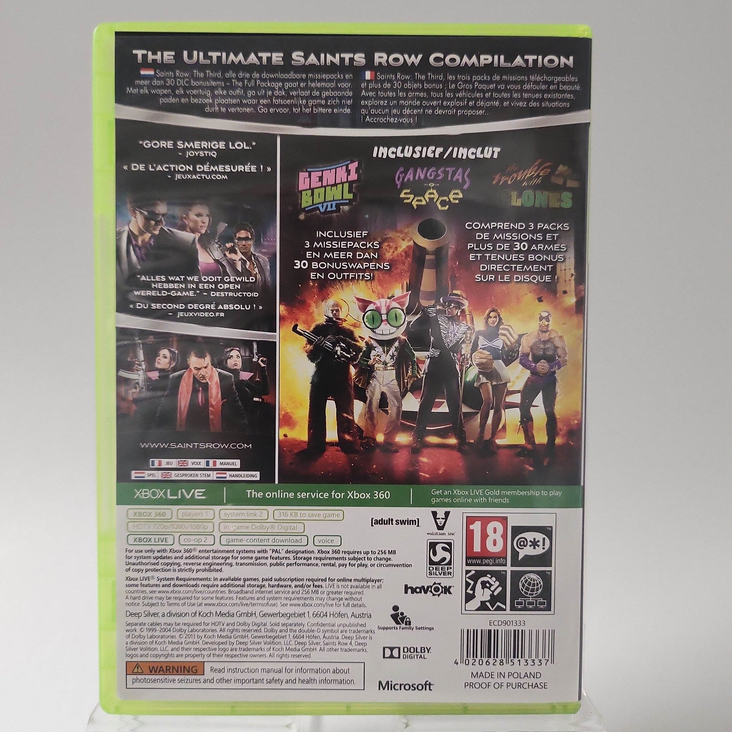 Saints Row the Third the Full Package Classics Xbox 360 - Feniks Gameshop