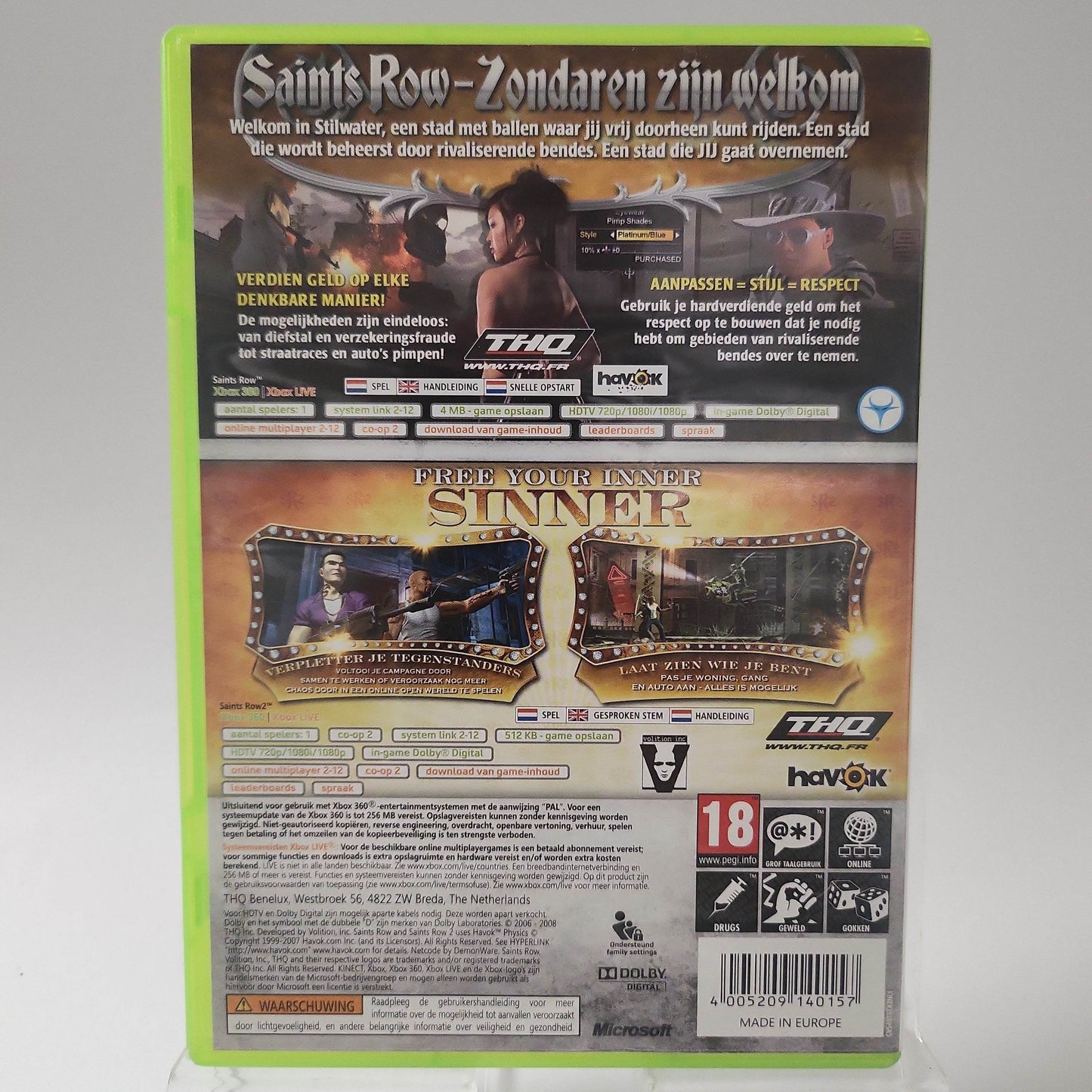 Saints Row & Saints Row 2 Double Pack Xbox 360 - Feniks Gameshop