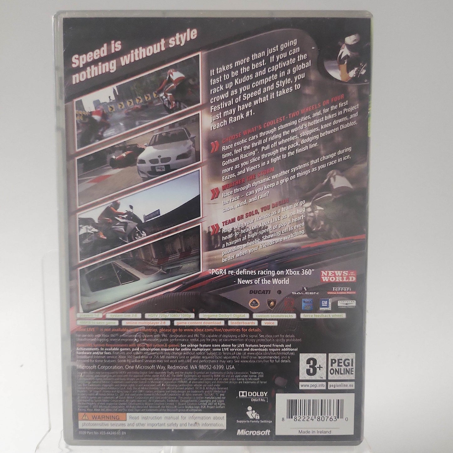 Project Gothem Racing Promo Disc Xbox 360 Classics - Feniks Gameshop