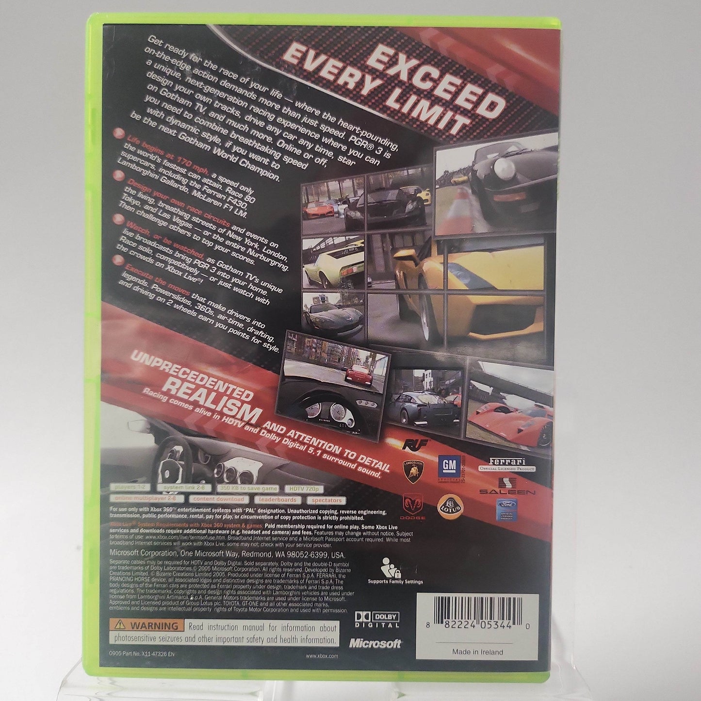 Project Gotham Racing 3 (PGR3) Xbox 360 - Feniks Gameshop