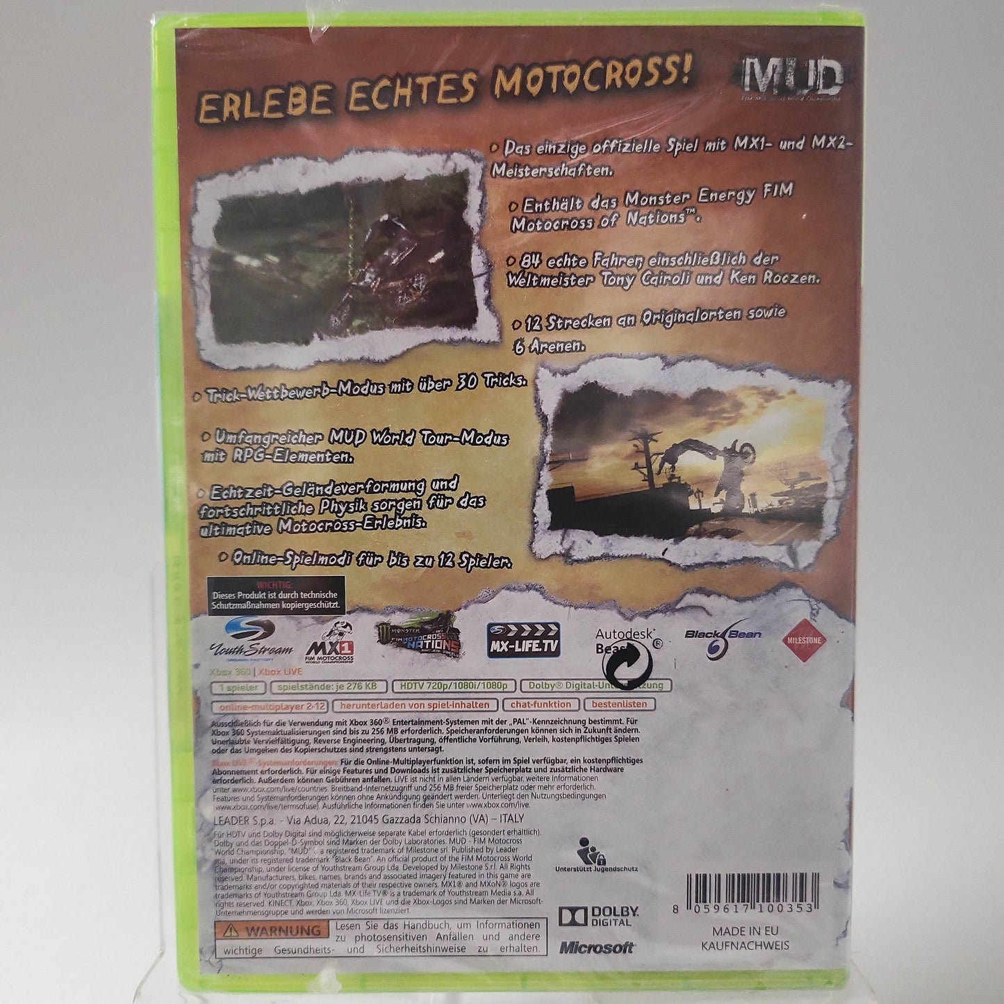 MUD Fim Motocross World Championship geseald Xbox 360 - Feniks Gameshop