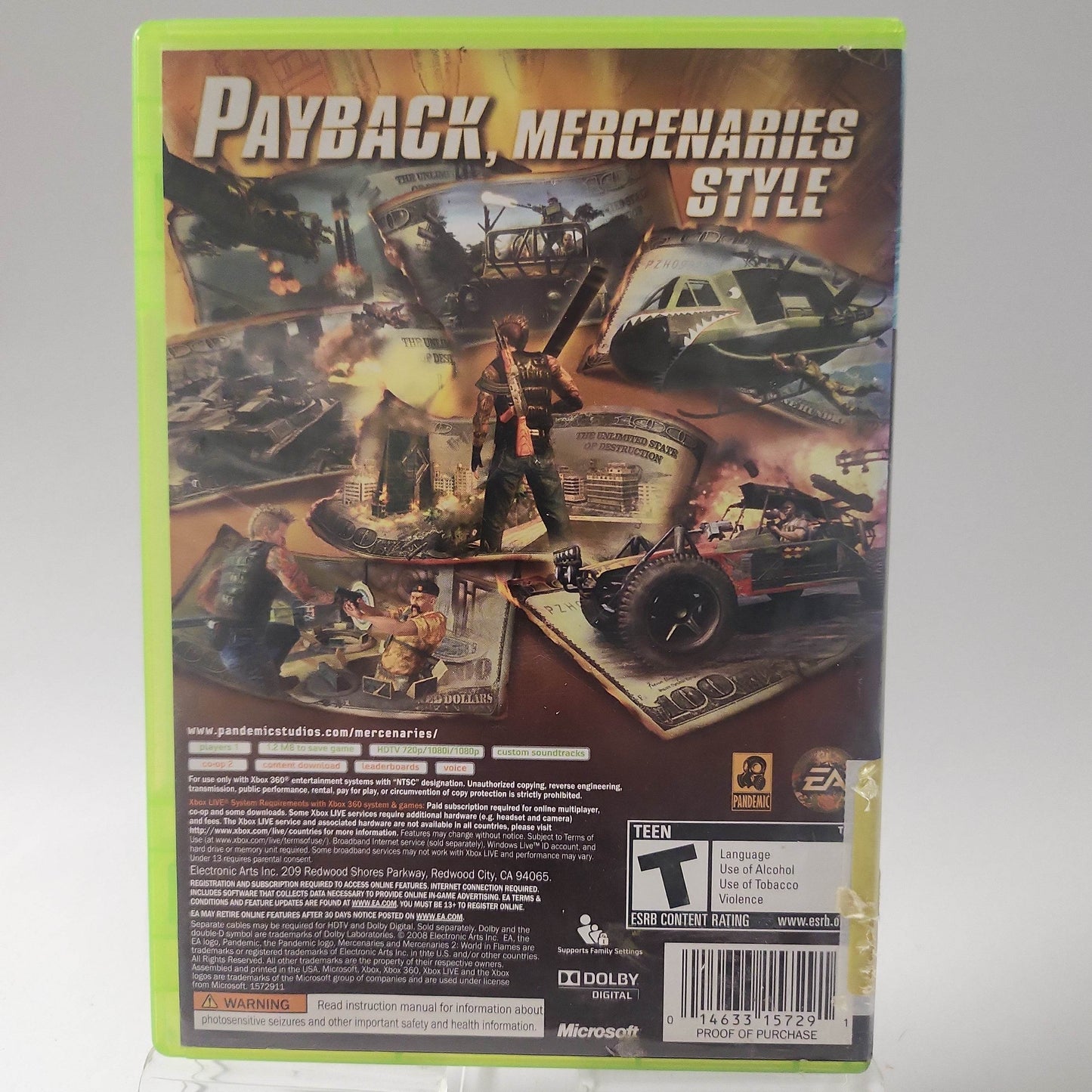 Mercenaries World in Flames American Edition Xbox 360 - Feniks Gameshop