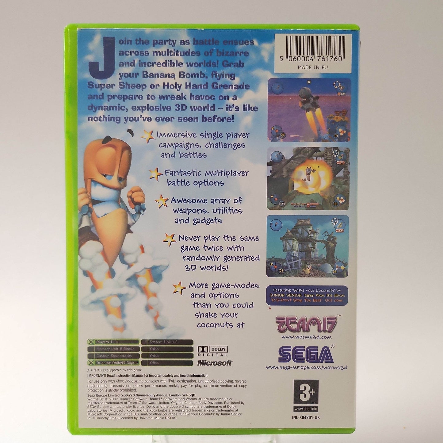 Worms 3D Xbox Original - Feniks Gameshop