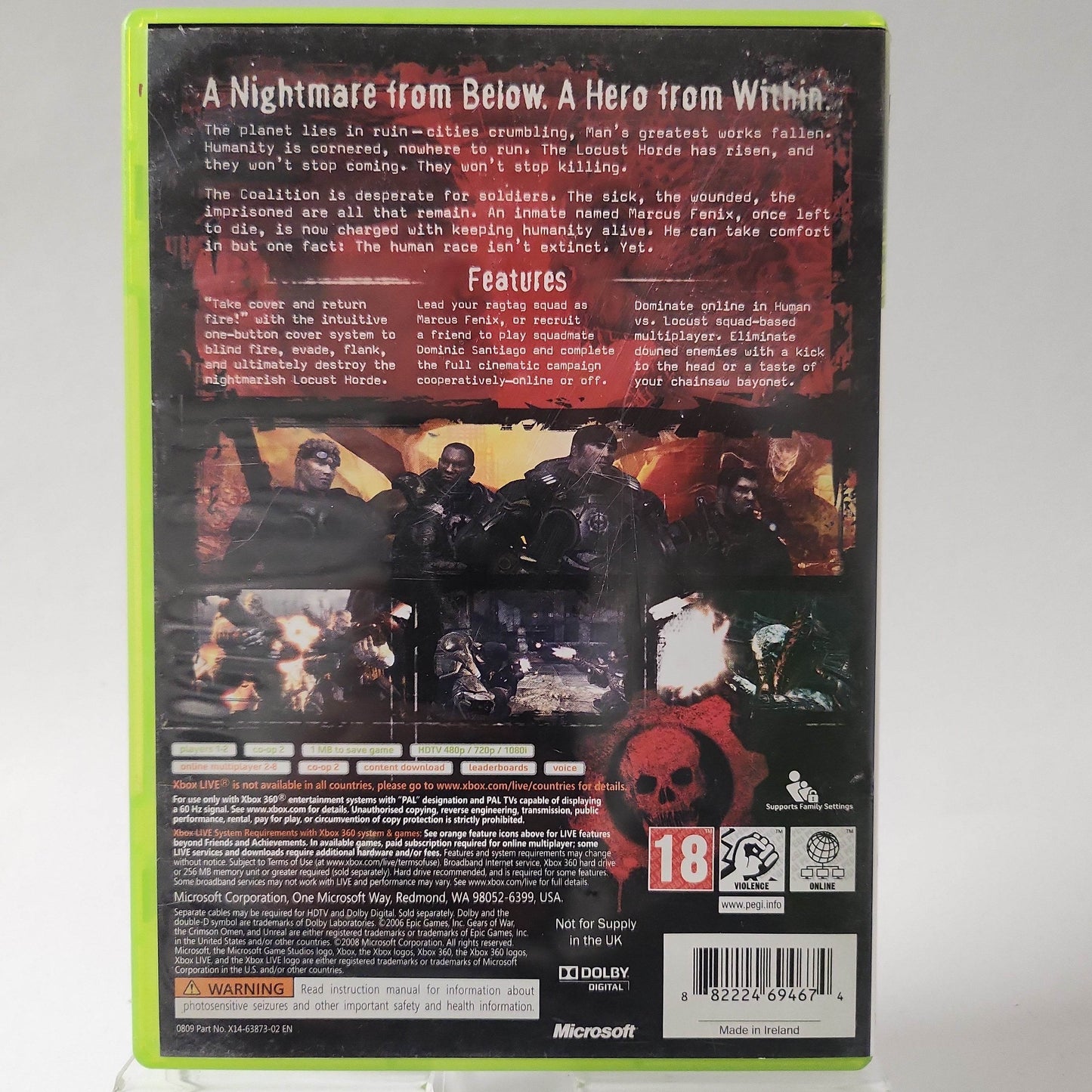 Gears of War Classics Best Sellers Xbox 360 - Feniks Gameshop