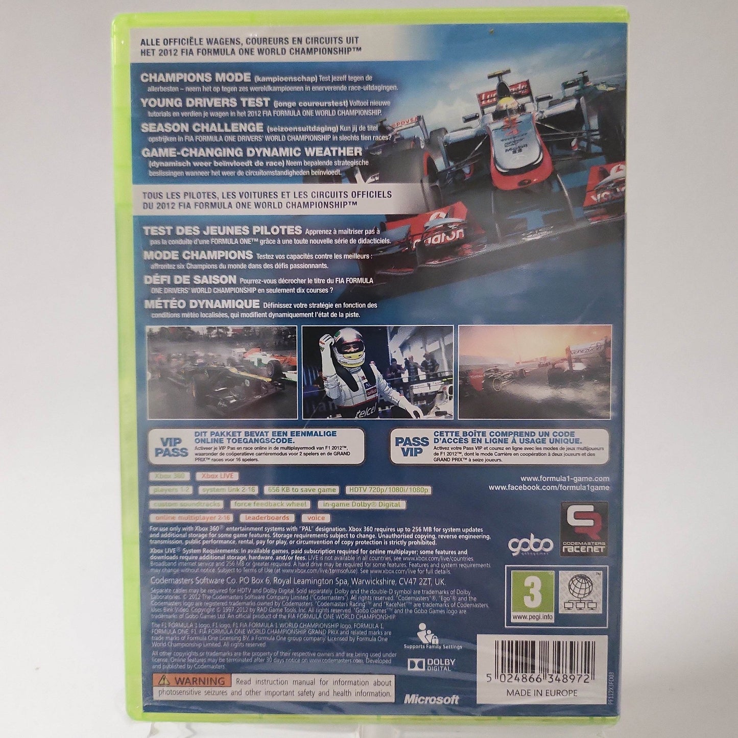 F1 2012 Geseald Xbox 360 - Feniks Gameshop