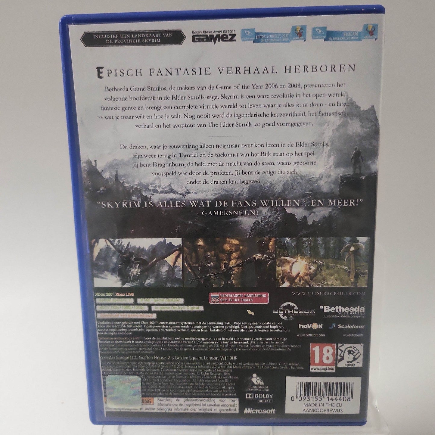 Elder Scrolls V Skyrim (Copy Cover) Xbox 360 - Feniks Gameshop