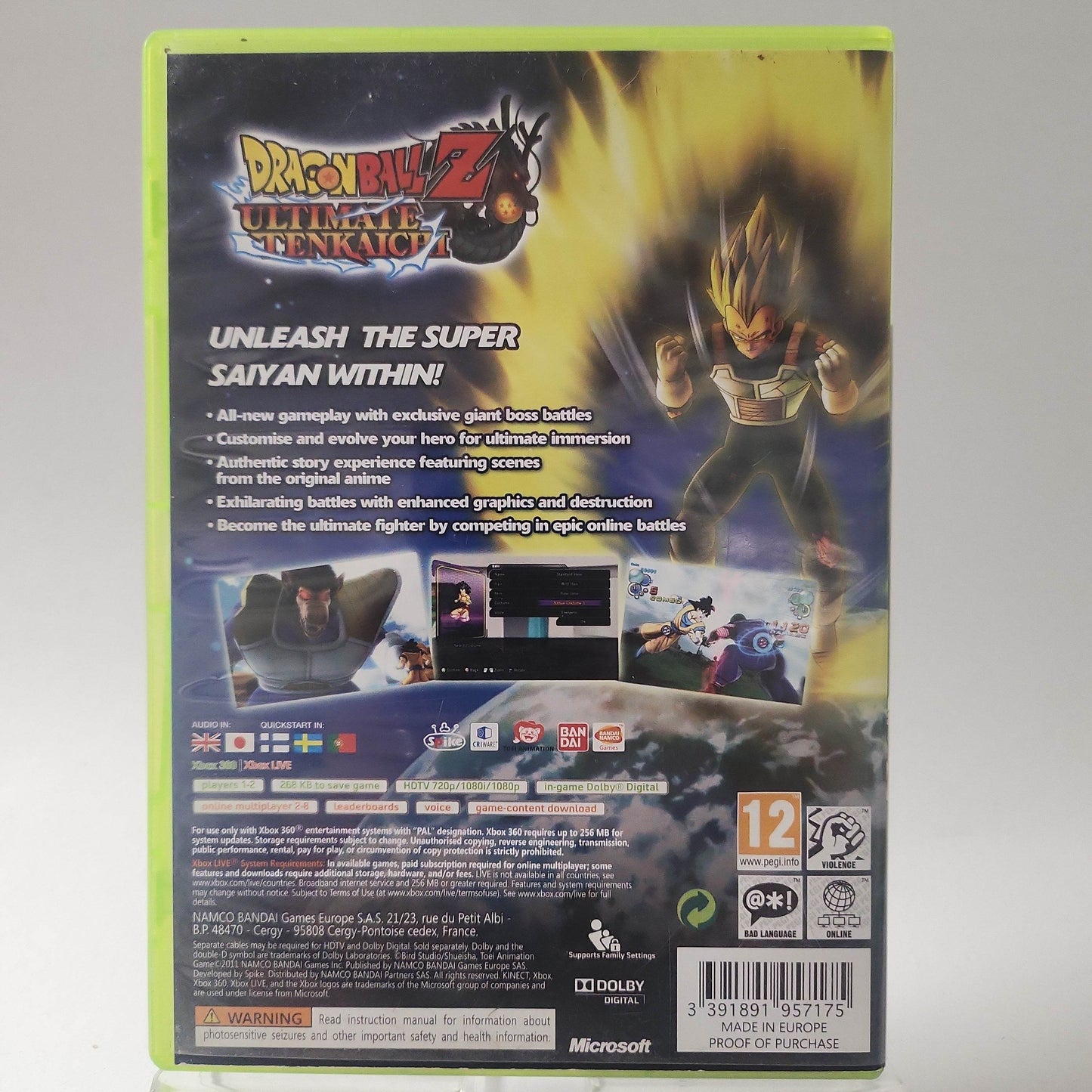 Dragon Ball Z Ultimate Tenkaichi Xbox 360 - Feniks Gameshop