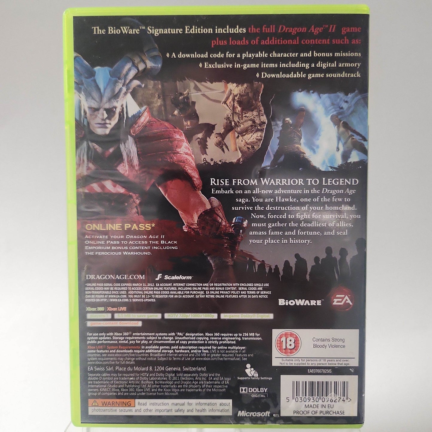 Dragon Age II Bioware Signature Edition Xbox 360 - Feniks Gameshop