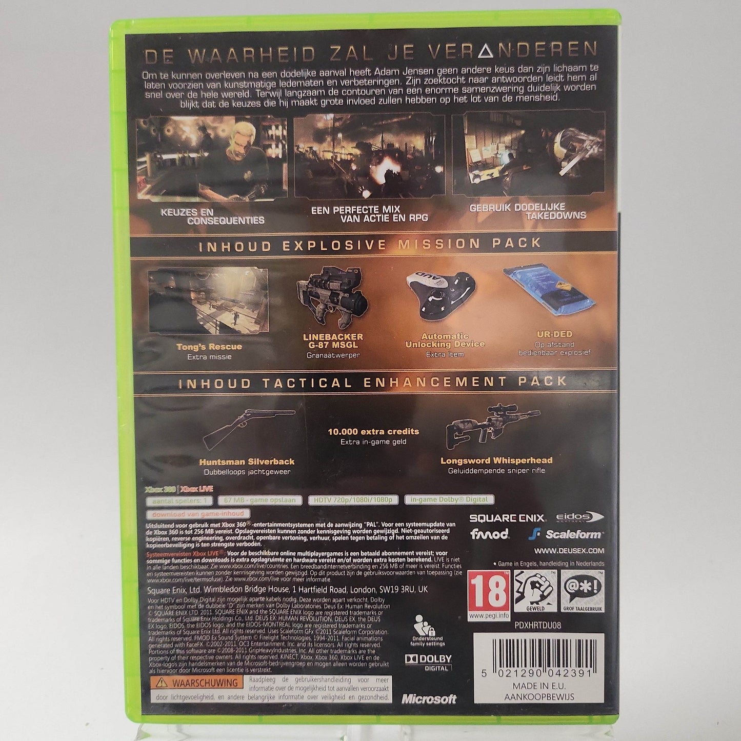 Deus Ex Human Revolution Benelux Edition Xbox 360 - Feniks Gameshop