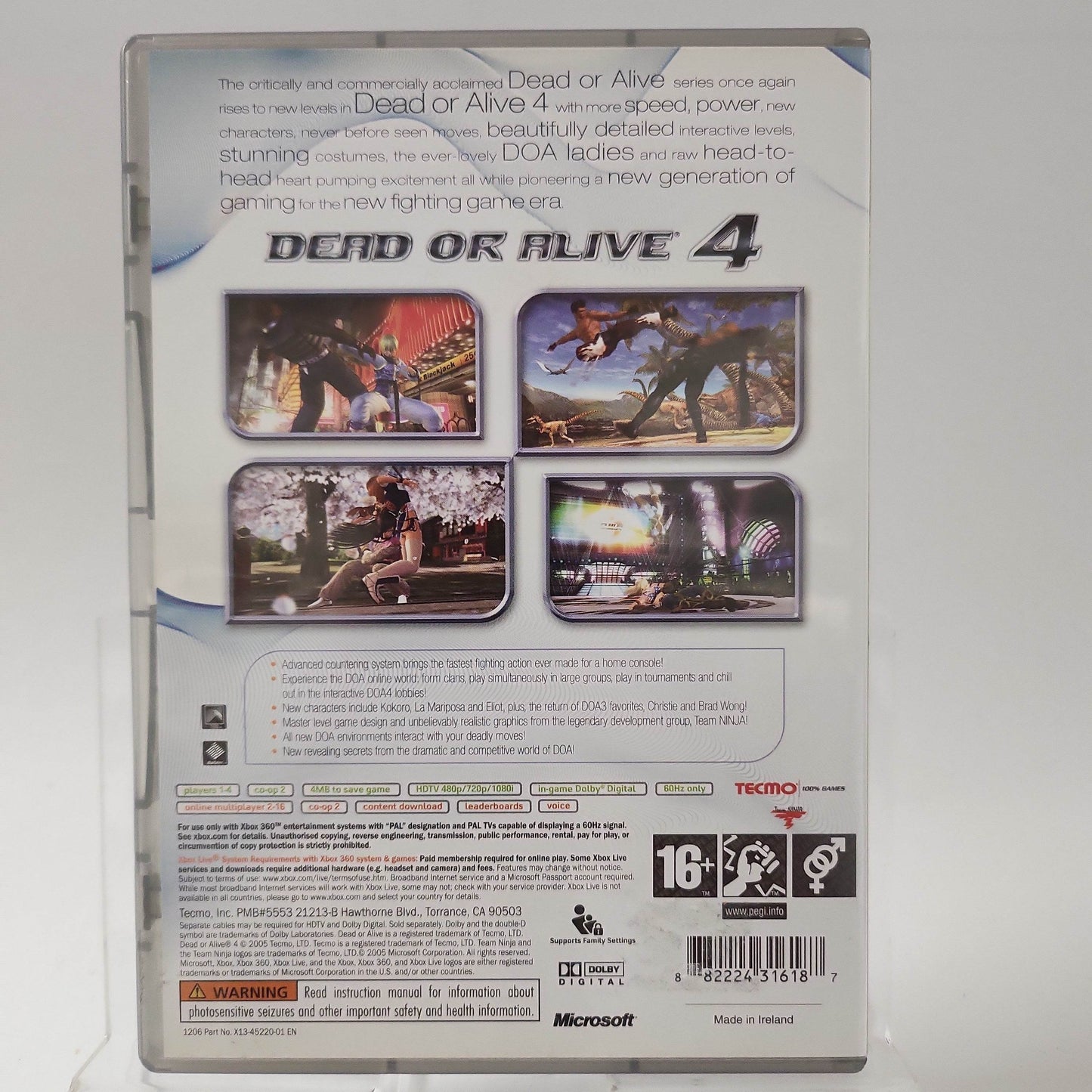 Dead or Alive 4 Classics xbox 360 - Feniks Gameshop