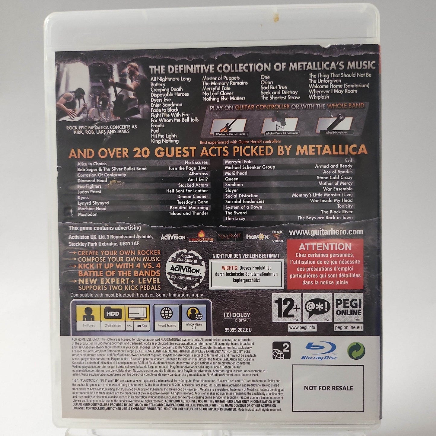 Guitar Hero Metallica Playstation 3 - Feniks Gameshop