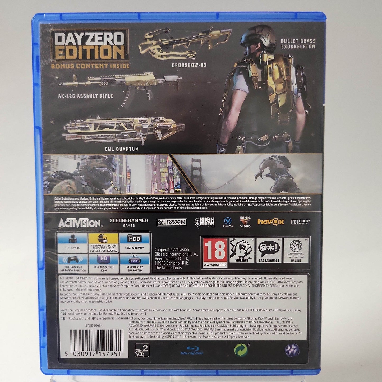 Call of Duty Advanced Warfare Day Zero Playstation 4 - Feniks Gameshop