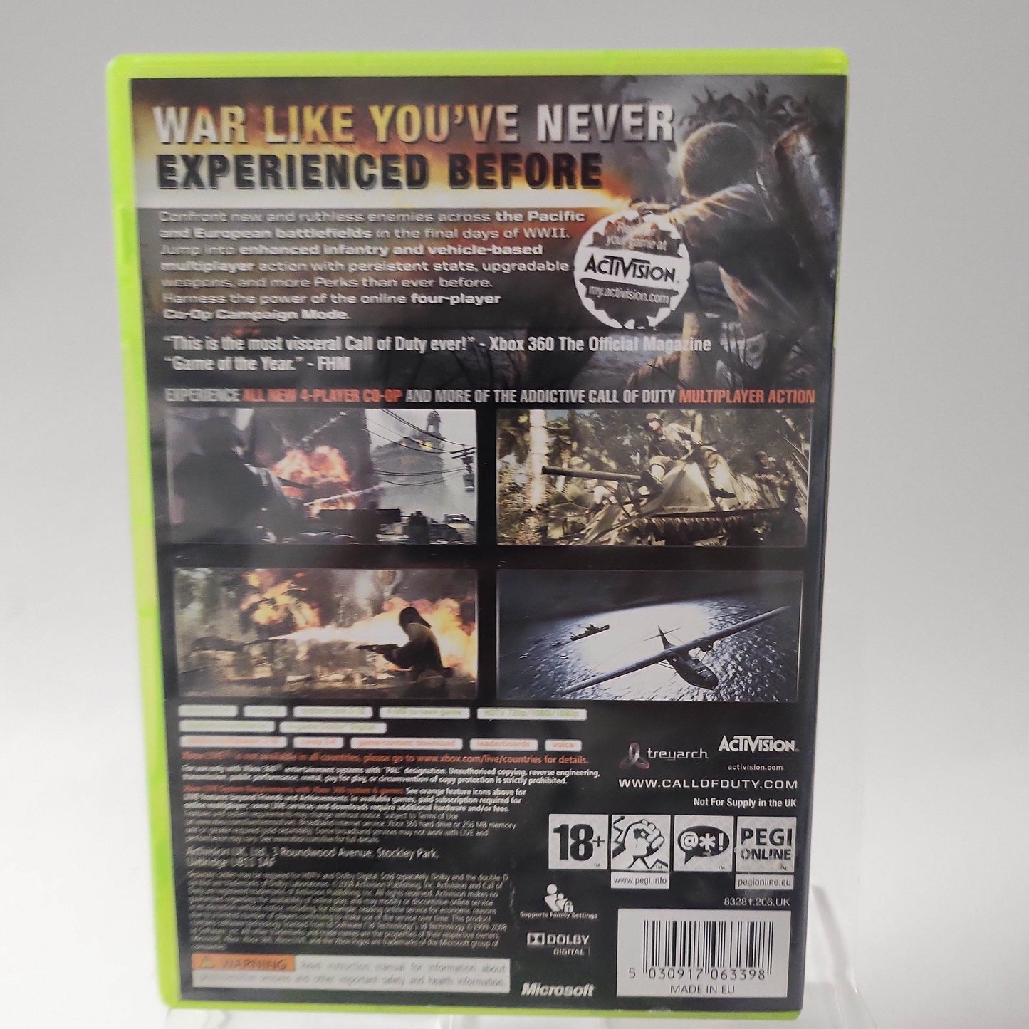 Call of Duty World at War Xbox 360 - Feniks Gameshop