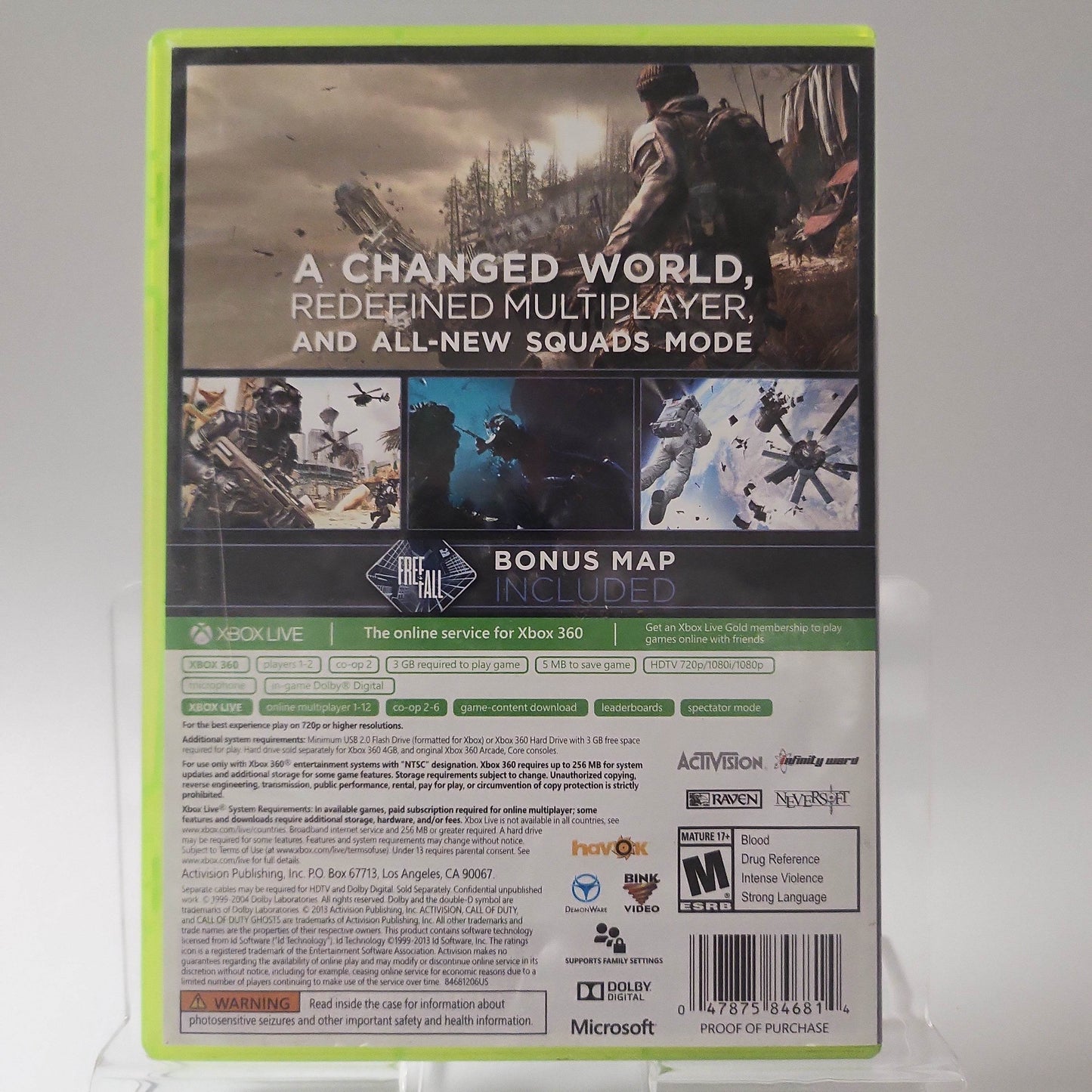 Call of Duty Ghosts American Edition Xbox 360 - Feniks Gameshop