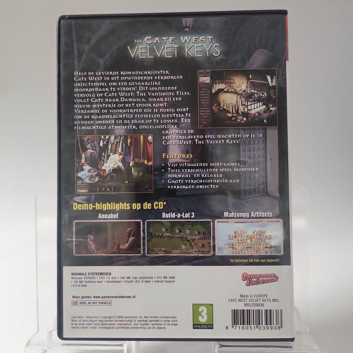 Cate West the Velvet Keys (No Book) PC - Feniks Gameshop