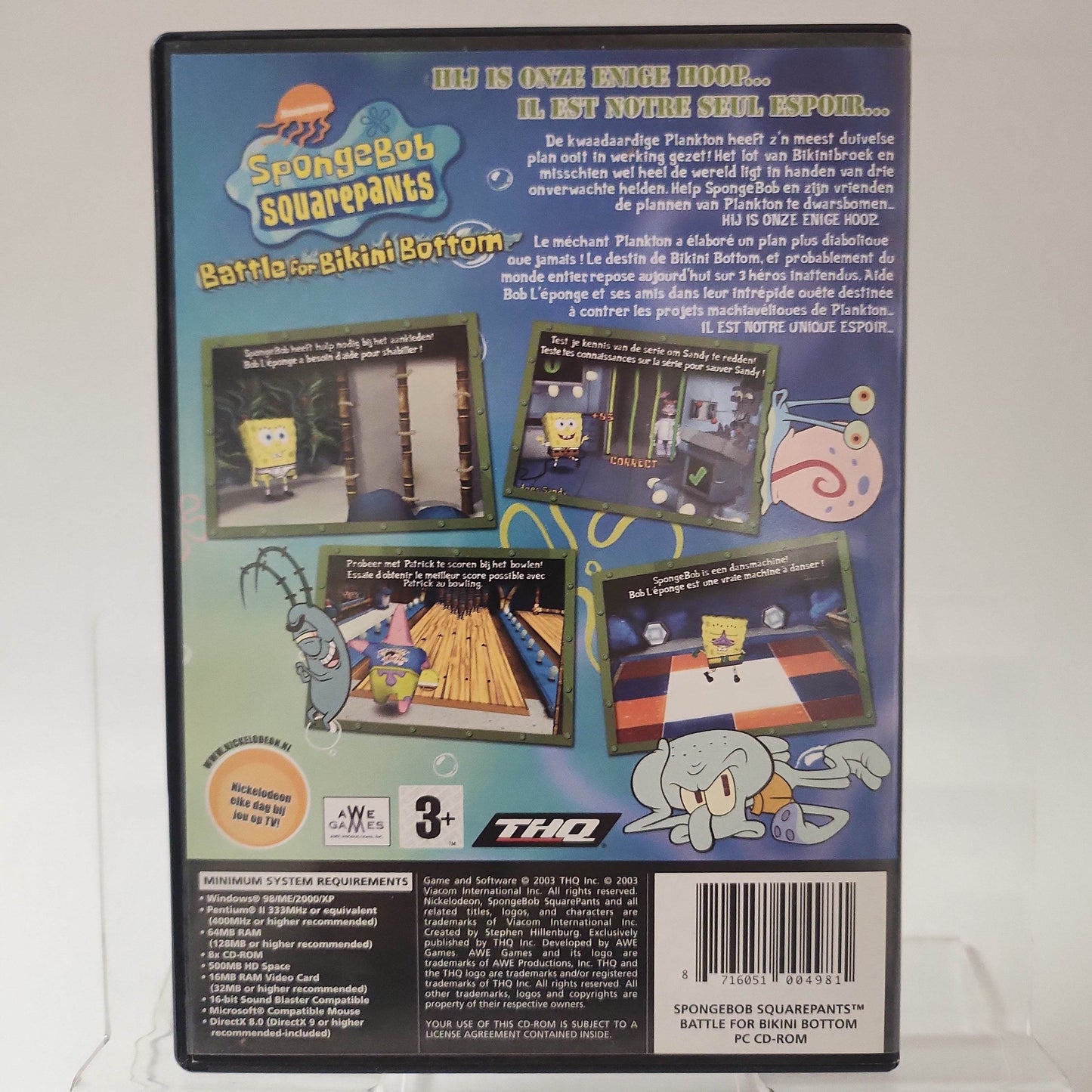 Spongebob Squarepants Battle for Bikini Bottum (No Book) PC - Feniks Gameshop