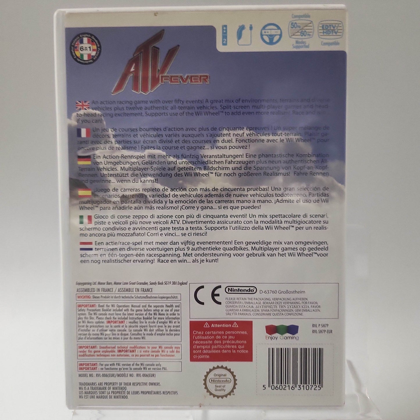 ATV Fever (No Book) Nintendo Wii - Feniks Gameshop