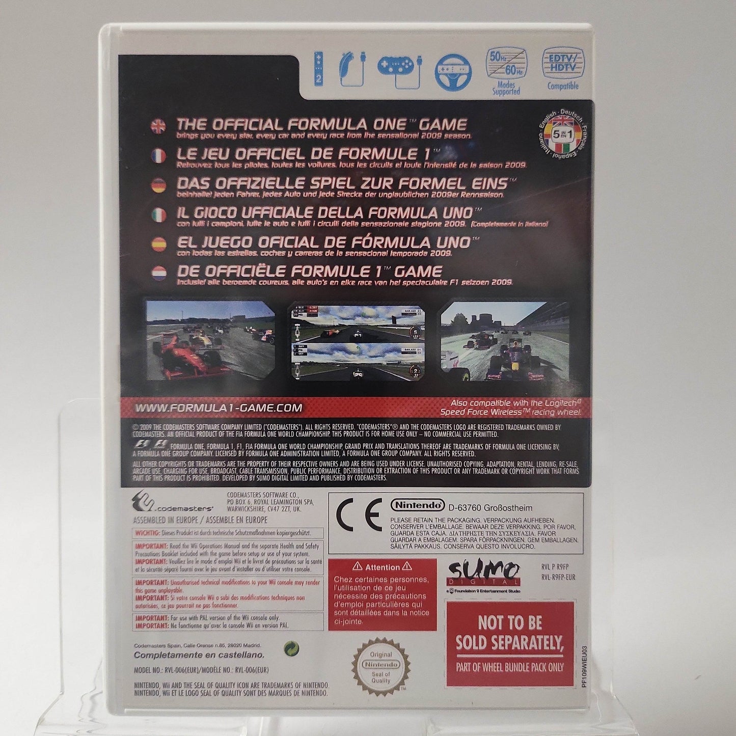 F1 2009 (No Book) Nintendo Wii - Feniks Gameshop