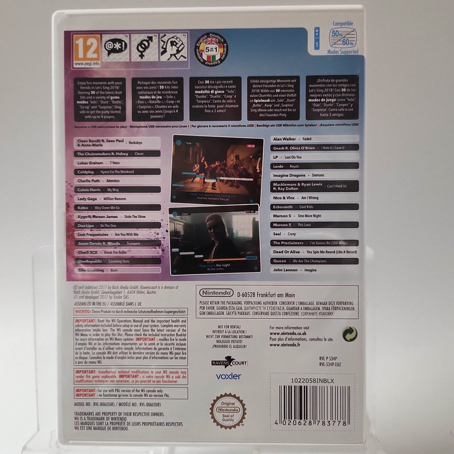 Let's Sing 2018 Nintendo Wii - Feniks Gameshop