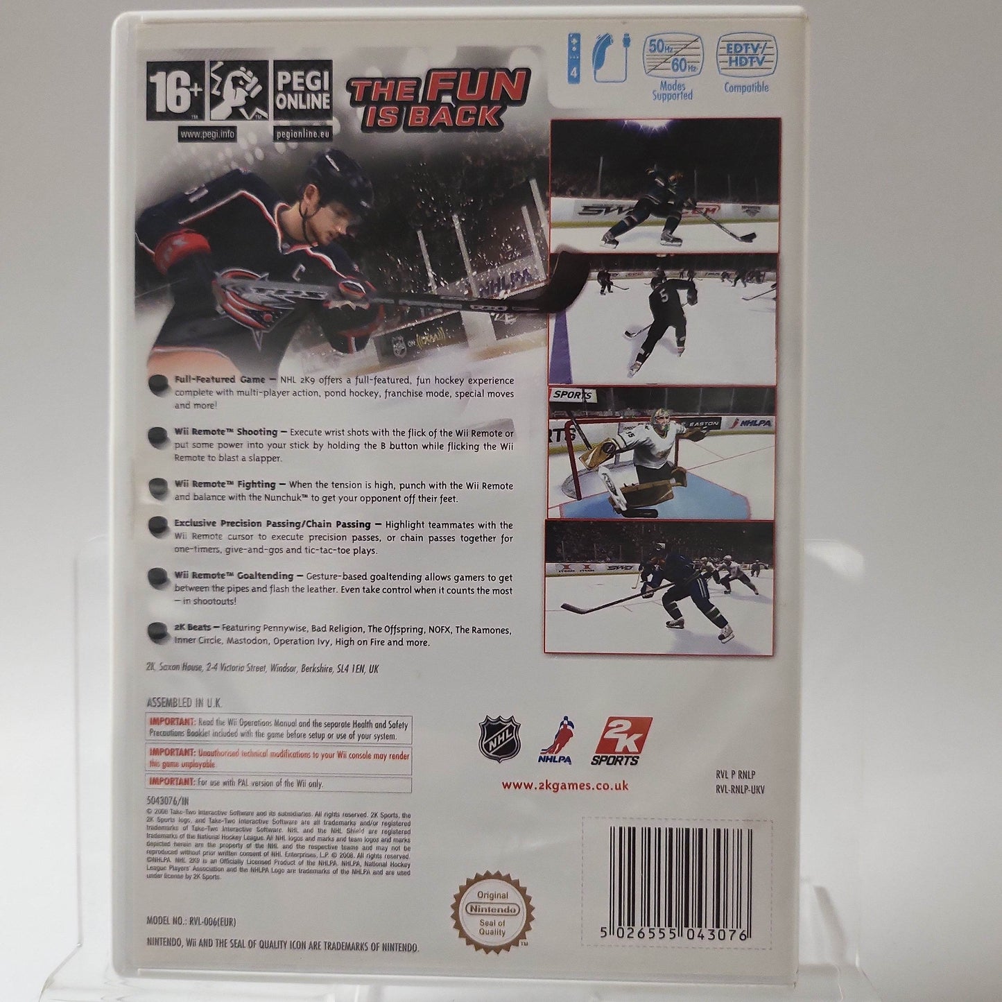NHL 2K 9 Nintendo Wii - Feniks Gameshop