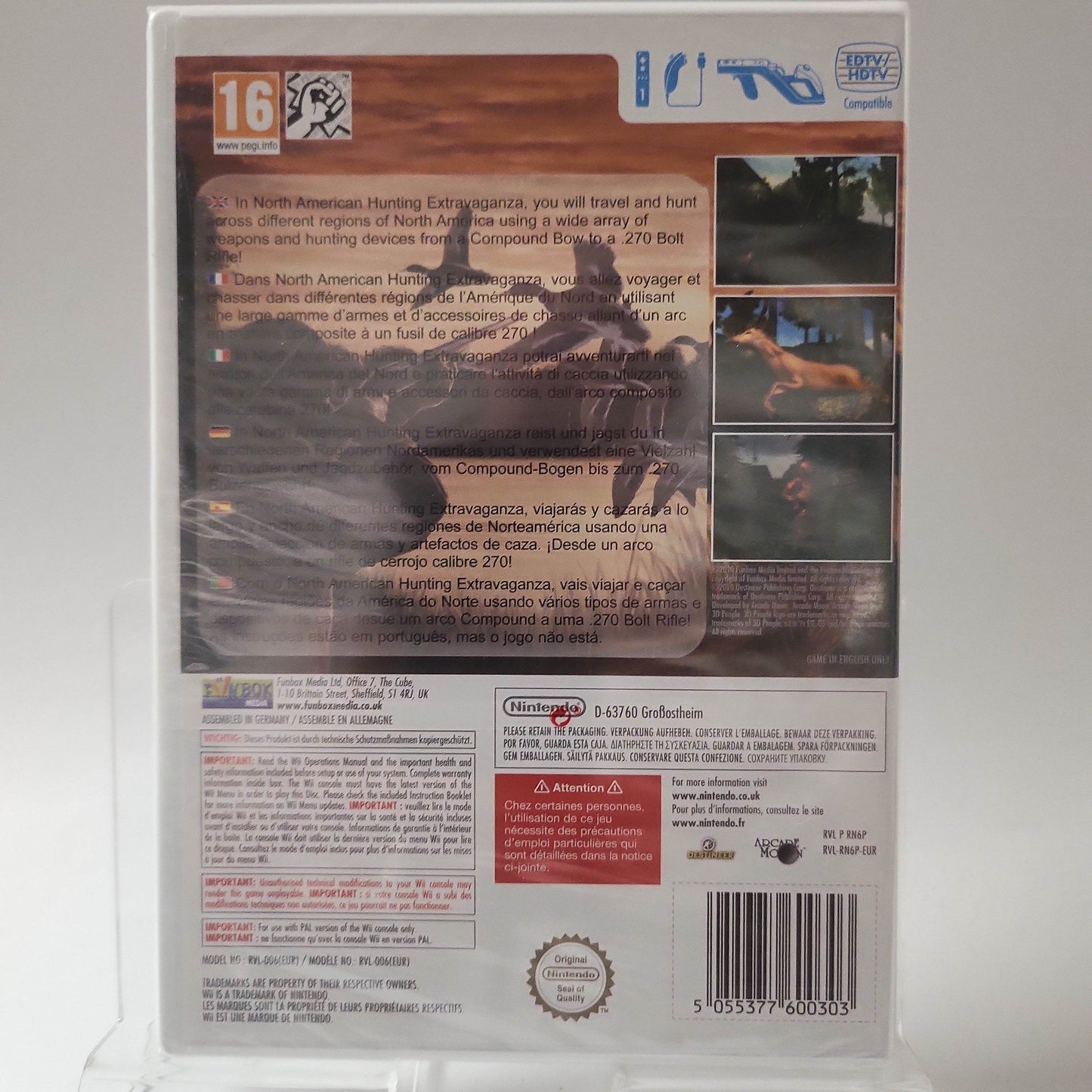 North American Hunting Extravaganza Geseald Nintendo Wii - Feniks Gameshop