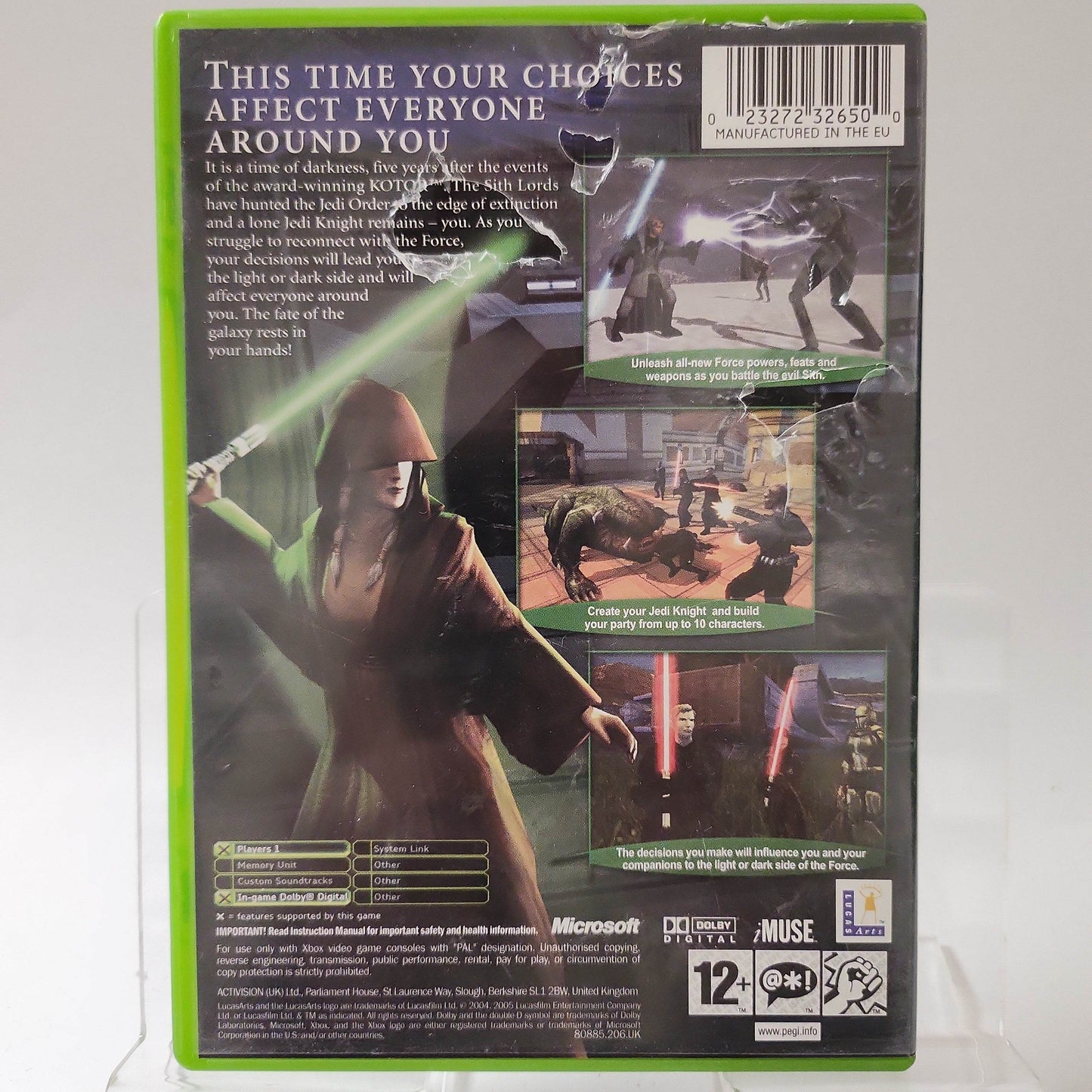 Star Wars Knights II the Sith Lords Xbox Original - Feniks Gameshop