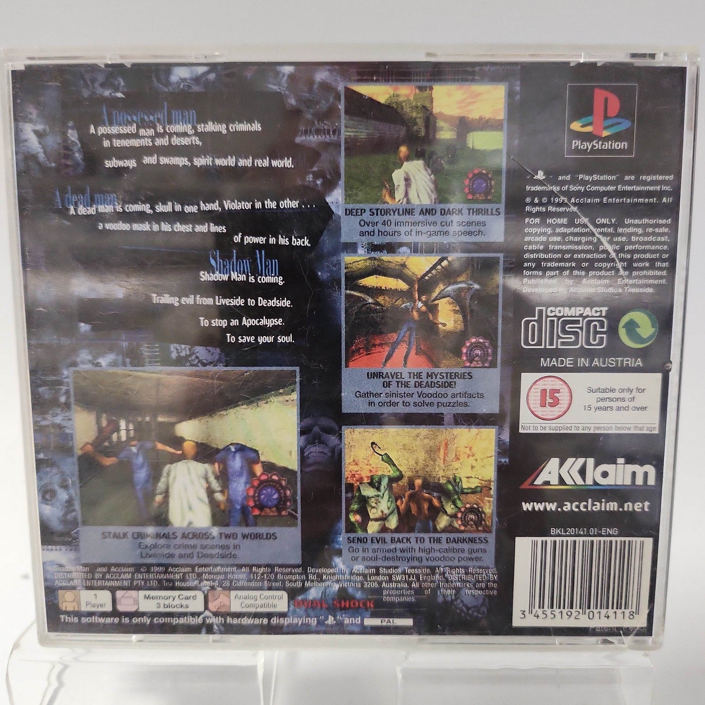 Shadowman Playstation 1 - Feniks Gameshop