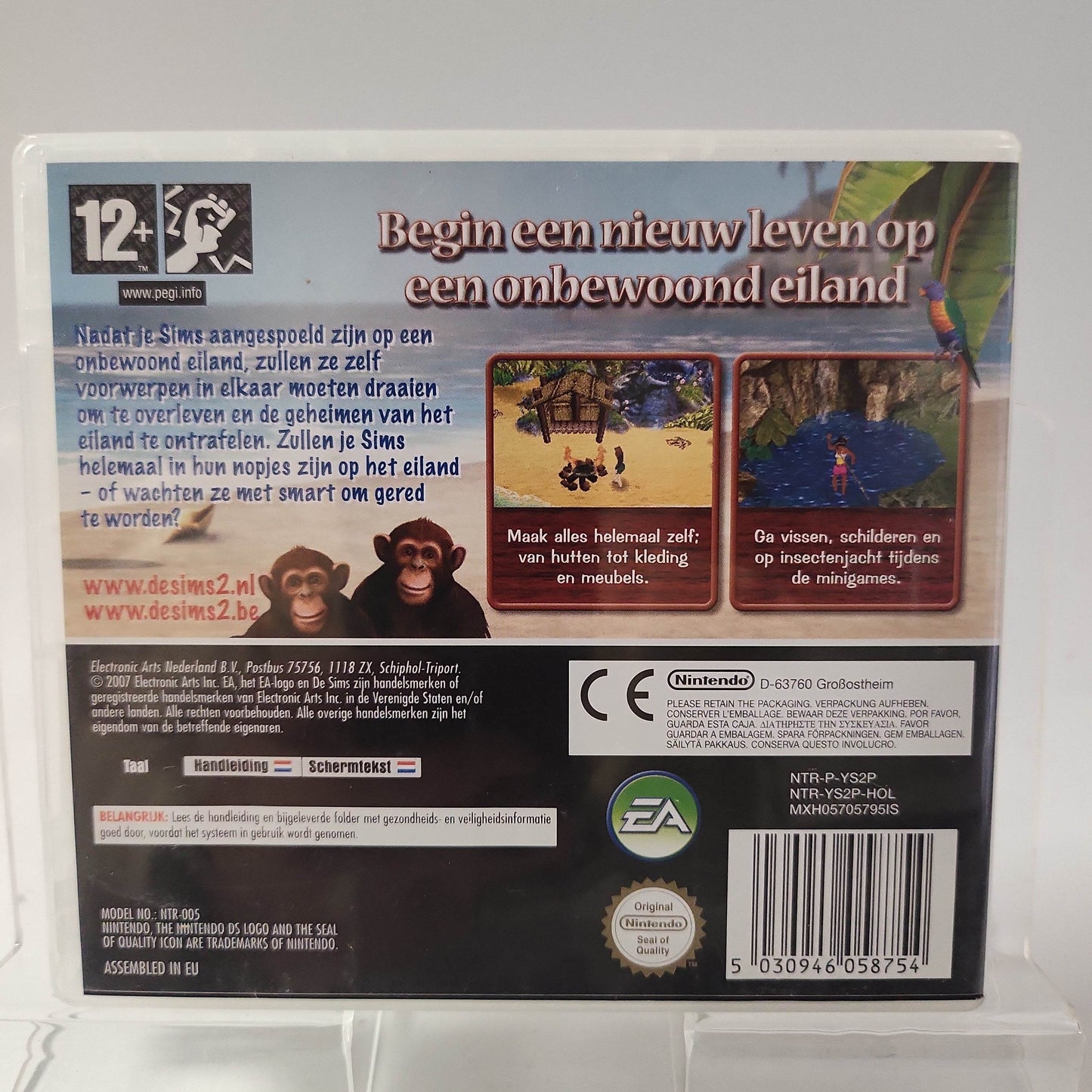 Sims 2 op een Onbewoond Eiland Nintendo DS - Feniks Gameshop