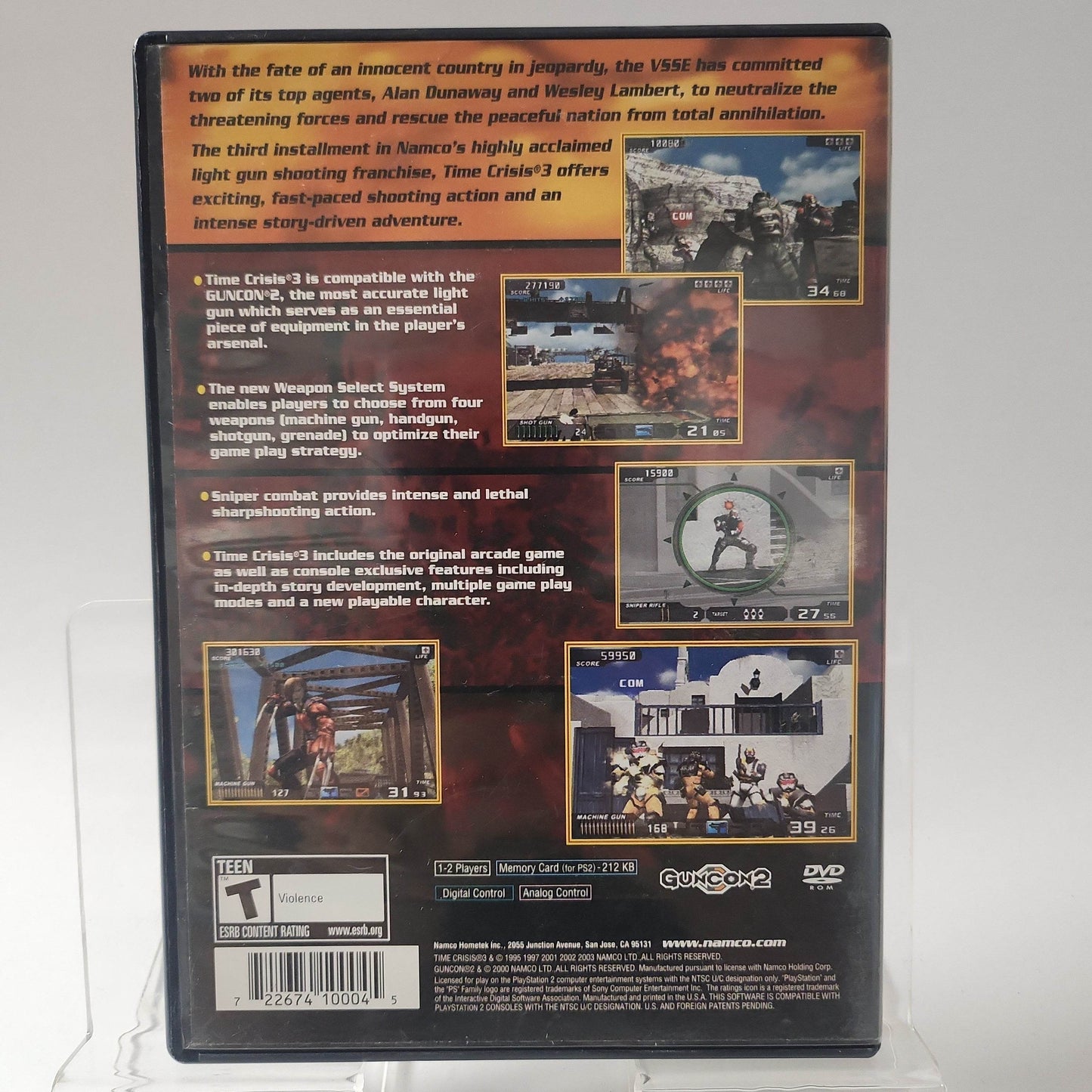 Time Crisis 3 American Edition Playstation 2 - Feniks Gameshop